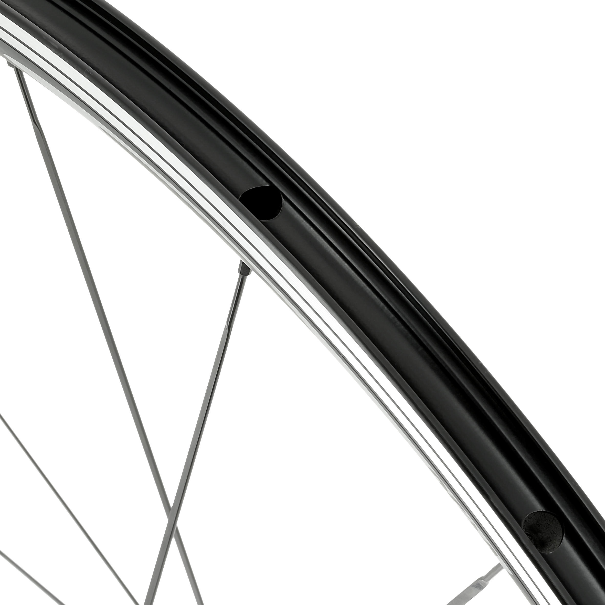 700 Aero Front Road Wheel - Black - BTWIN