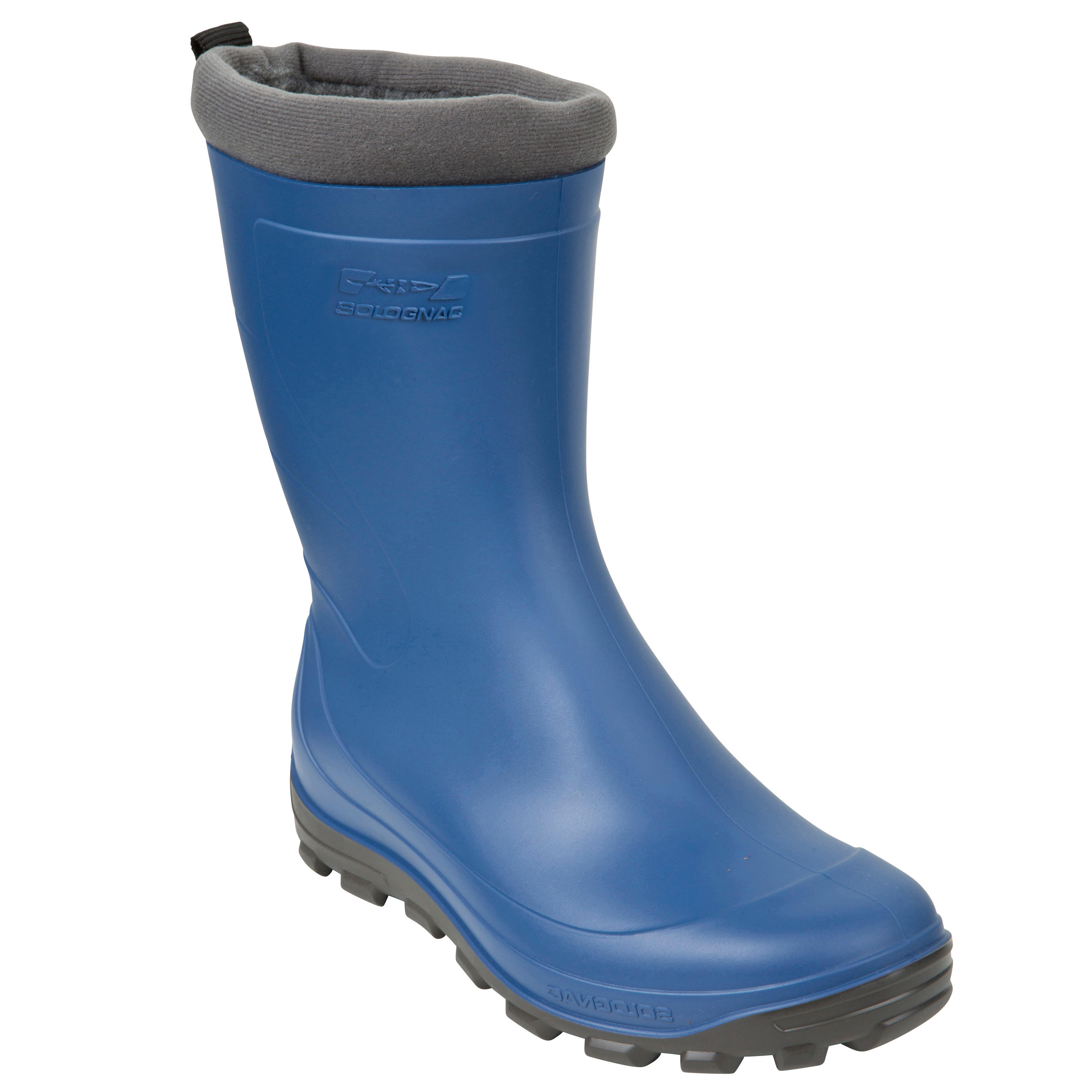 Glenarm Men's Warm Short Wellies - Blue 1/12