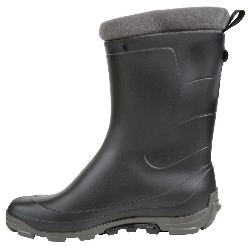 Botas de Agua katiuskas Solognac Glenarm 100 Calidas Niños Negro Impermeables Decathlon