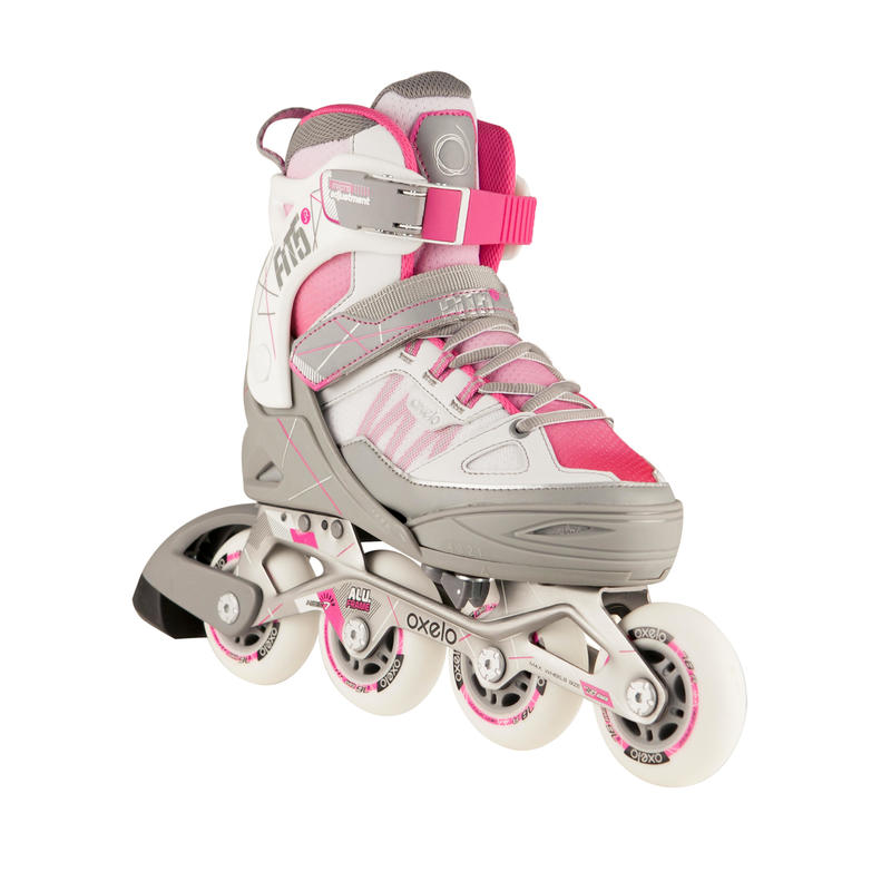 Patins à roues alignées pour enfant FIT 5 Jr rose/blanc Patins à roues alignées pour enfant FIT 5 Jr rose/blanc