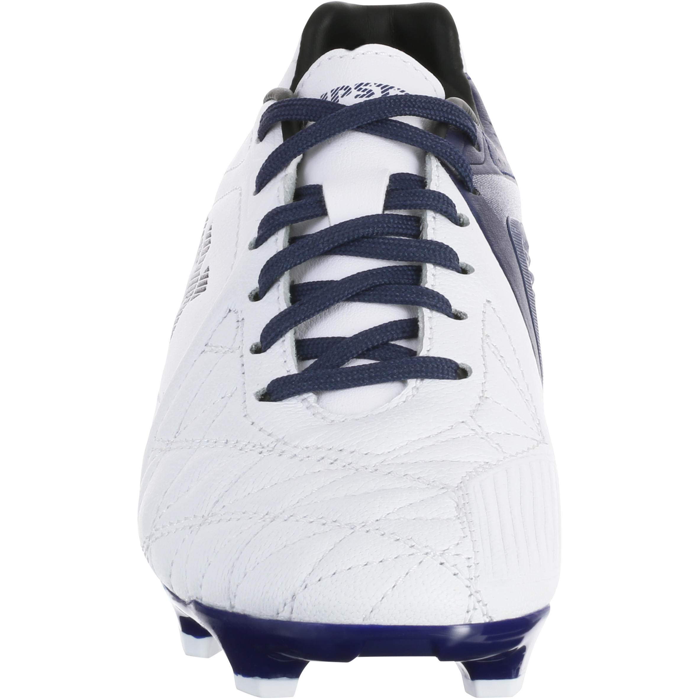 Agility 700 FG Kids Firm Ground Football Boots - White Blue 5/9