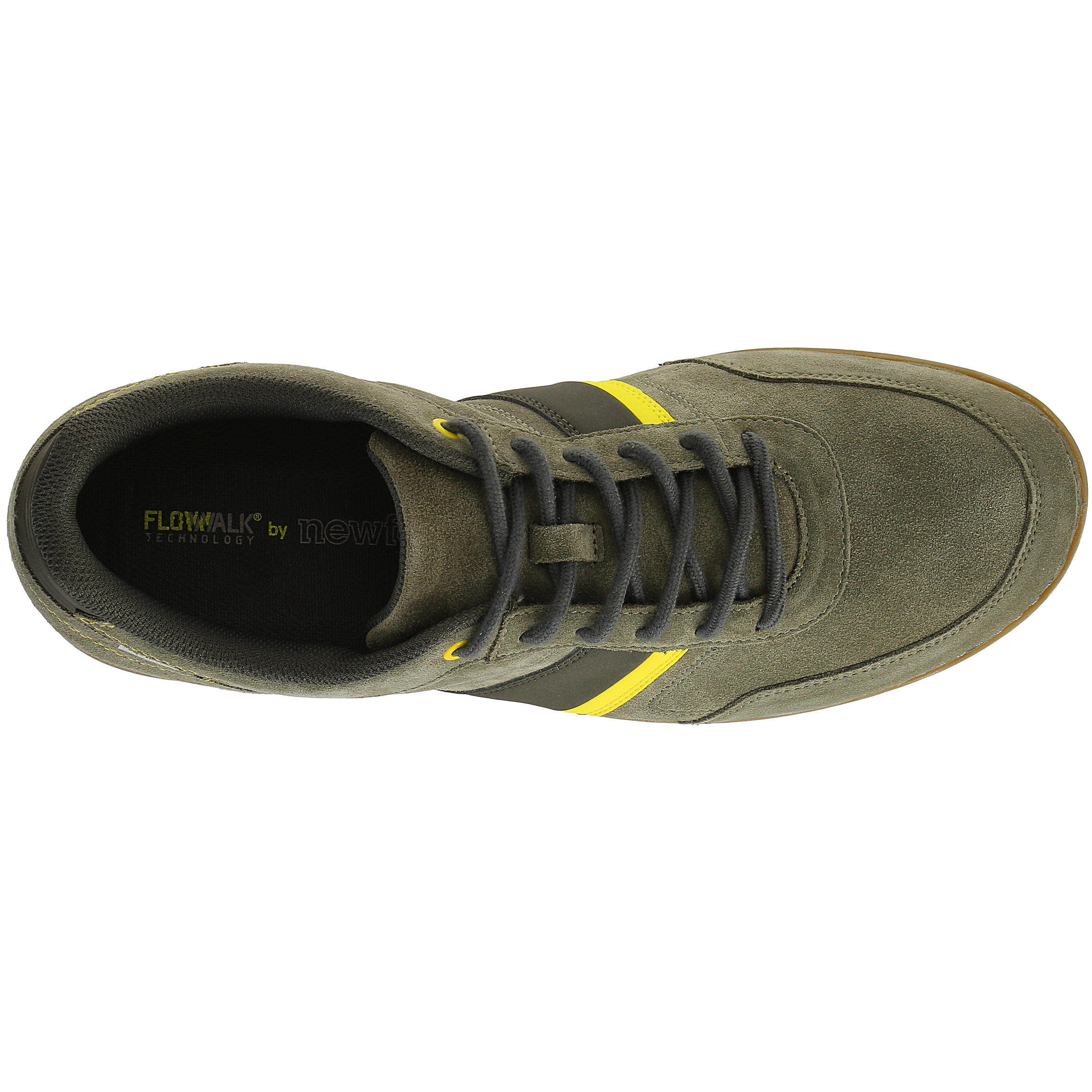 Flow Original men's everyday walking shoes - khaki/yellow 3/14