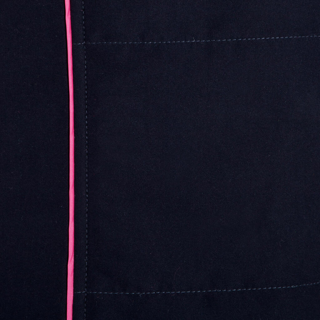 Reitweste Accessy Damen schwarz/apfelgrün