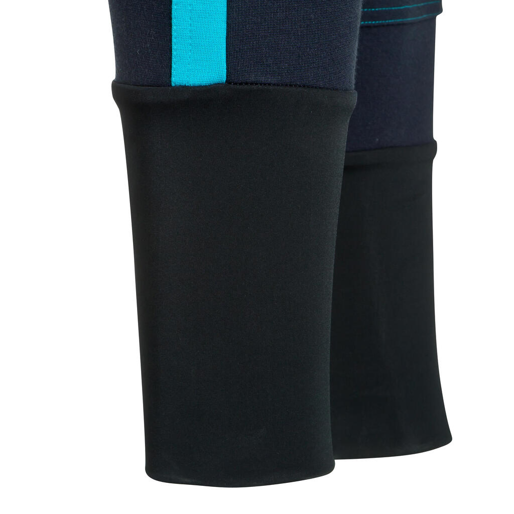 Bicolor 500 Women's Horse Riding Jodhpurs - Navy Blue/Turquoise