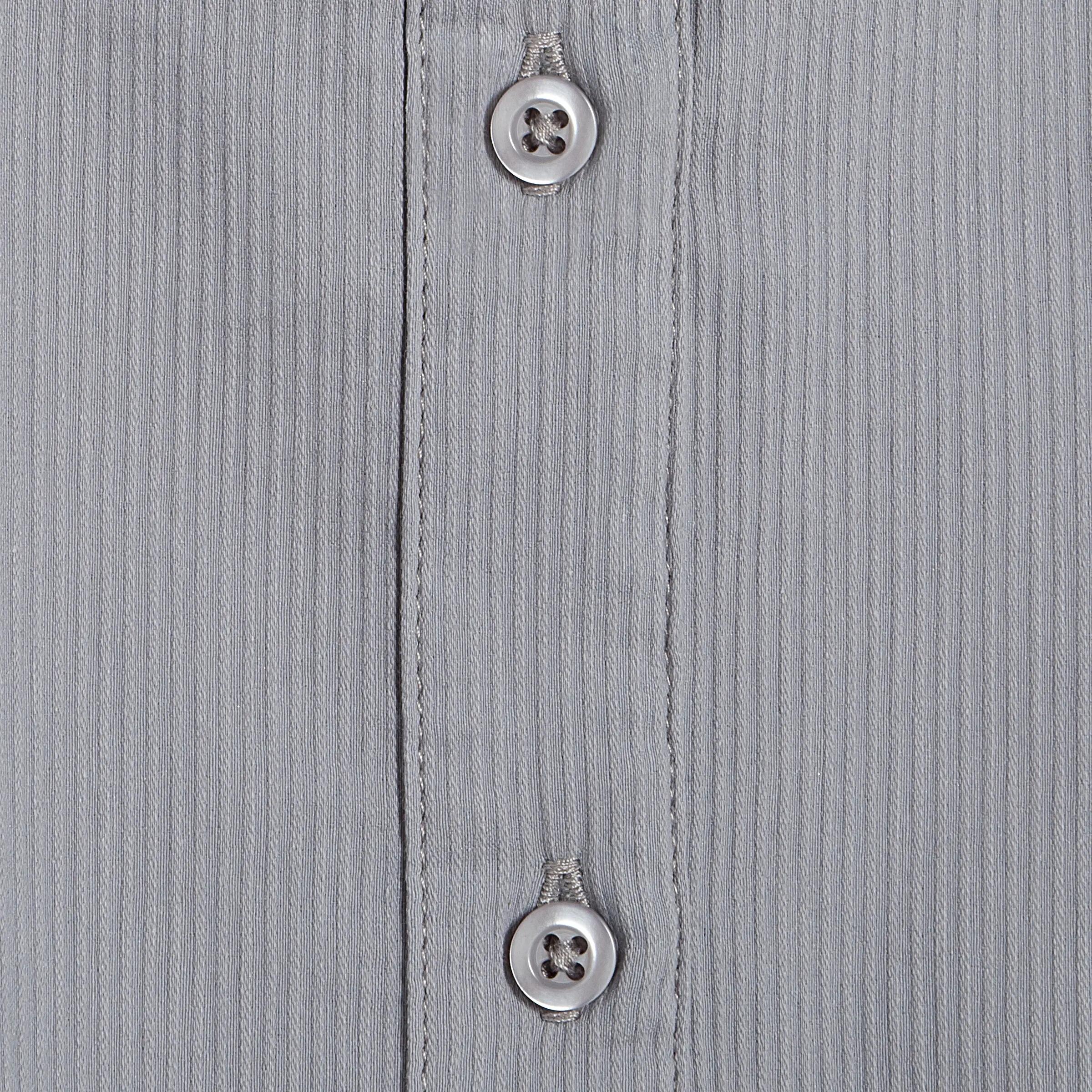Women's Short-Sleeved Horse Riding Show Shirt - Grey/Silver 8/13