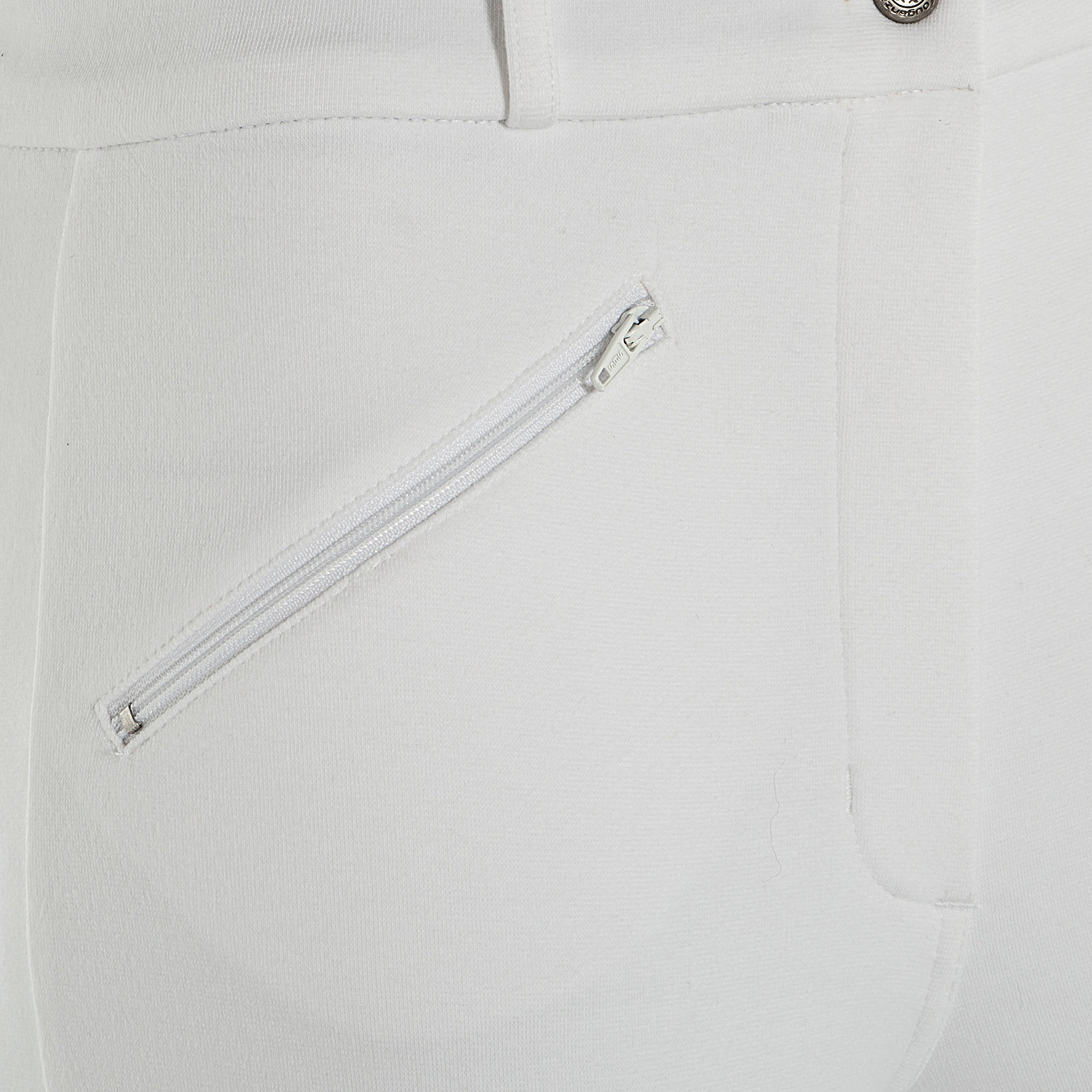 Бриджи для соревнований жен. с коленной тканевой леей 100 FOUGANZA