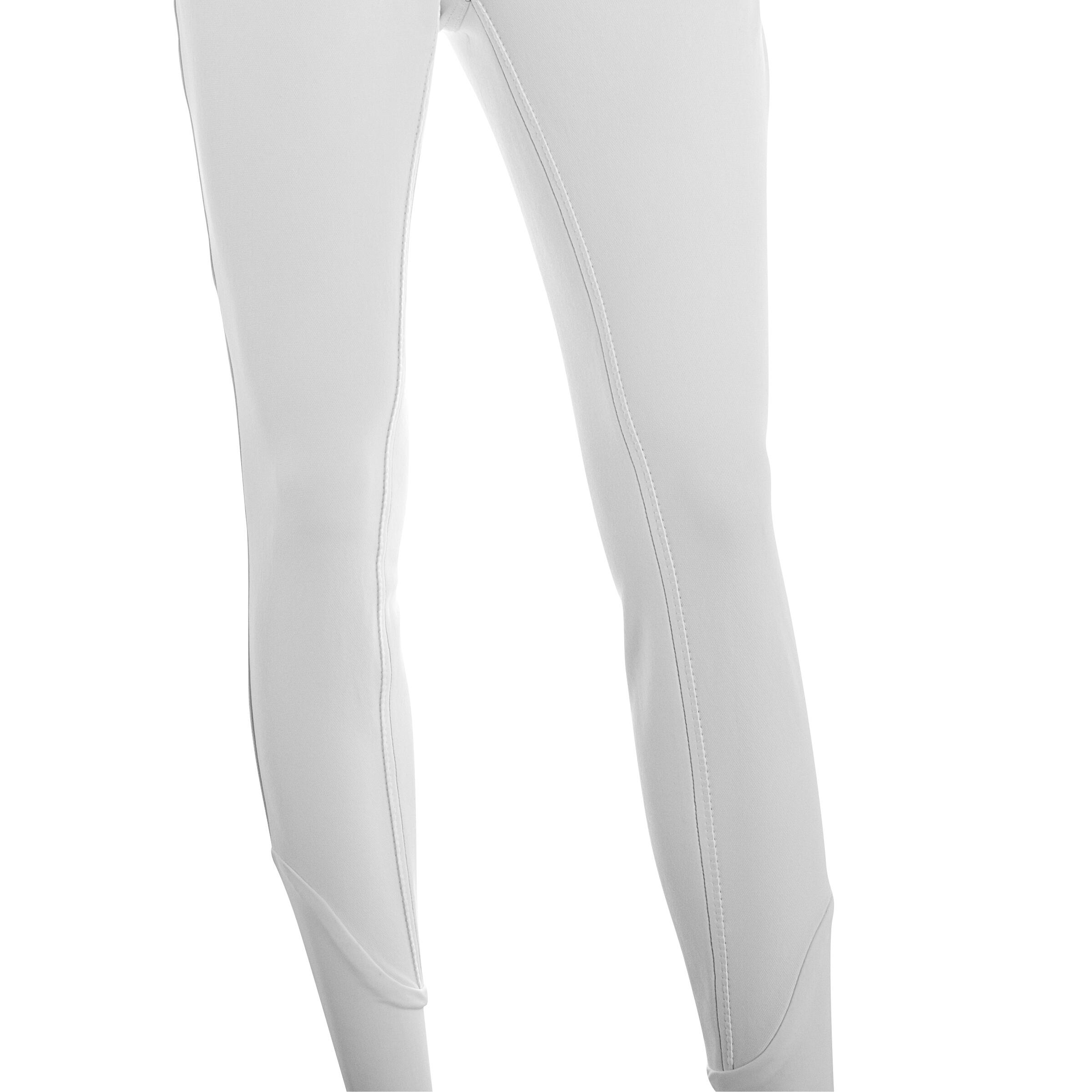 Performer 300 Women's Full-Seat Competition Horse Riding Jodhpurs - White 13/16