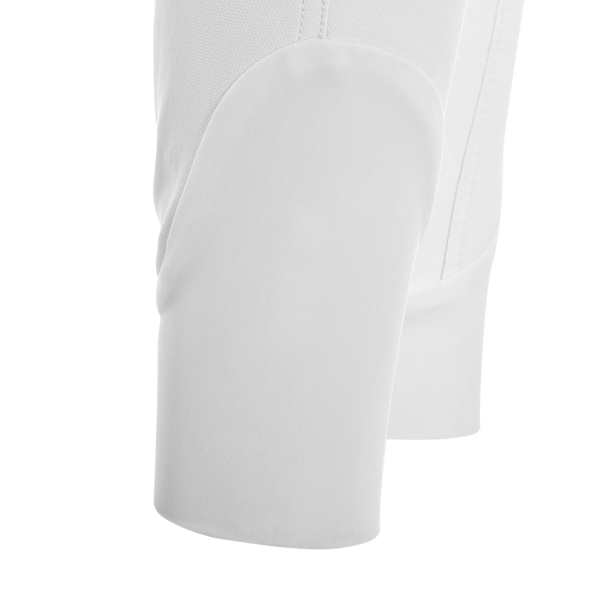 Performer 300 Women's Full-Seat Competition Horse Riding Jodhpurs - White 14/16