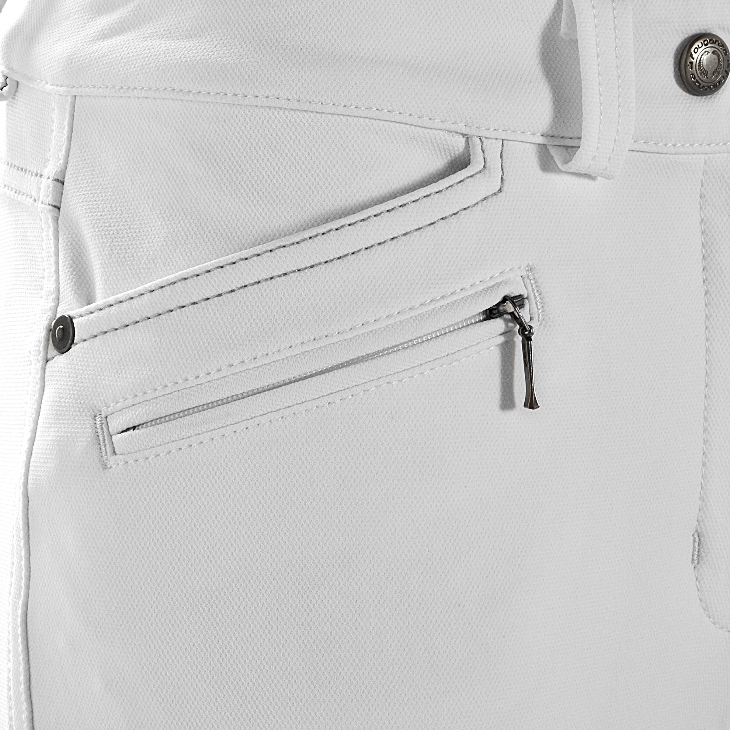 Performer 300 Women's Full-Seat Competition Horse Riding Jodhpurs - White 8/16