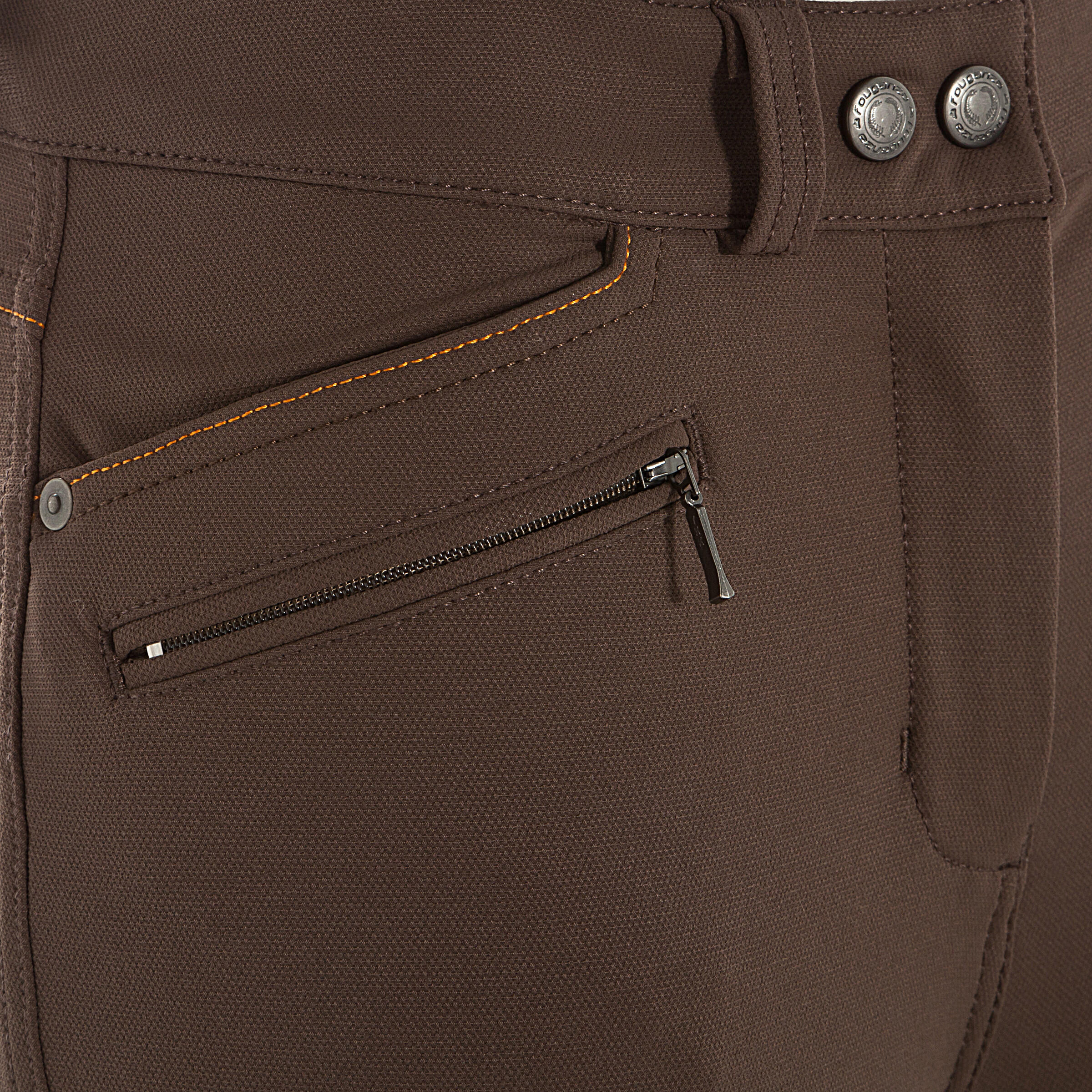 BR780 Women's Horse Riding Full Seat Jodhpurs - Brown 10/16