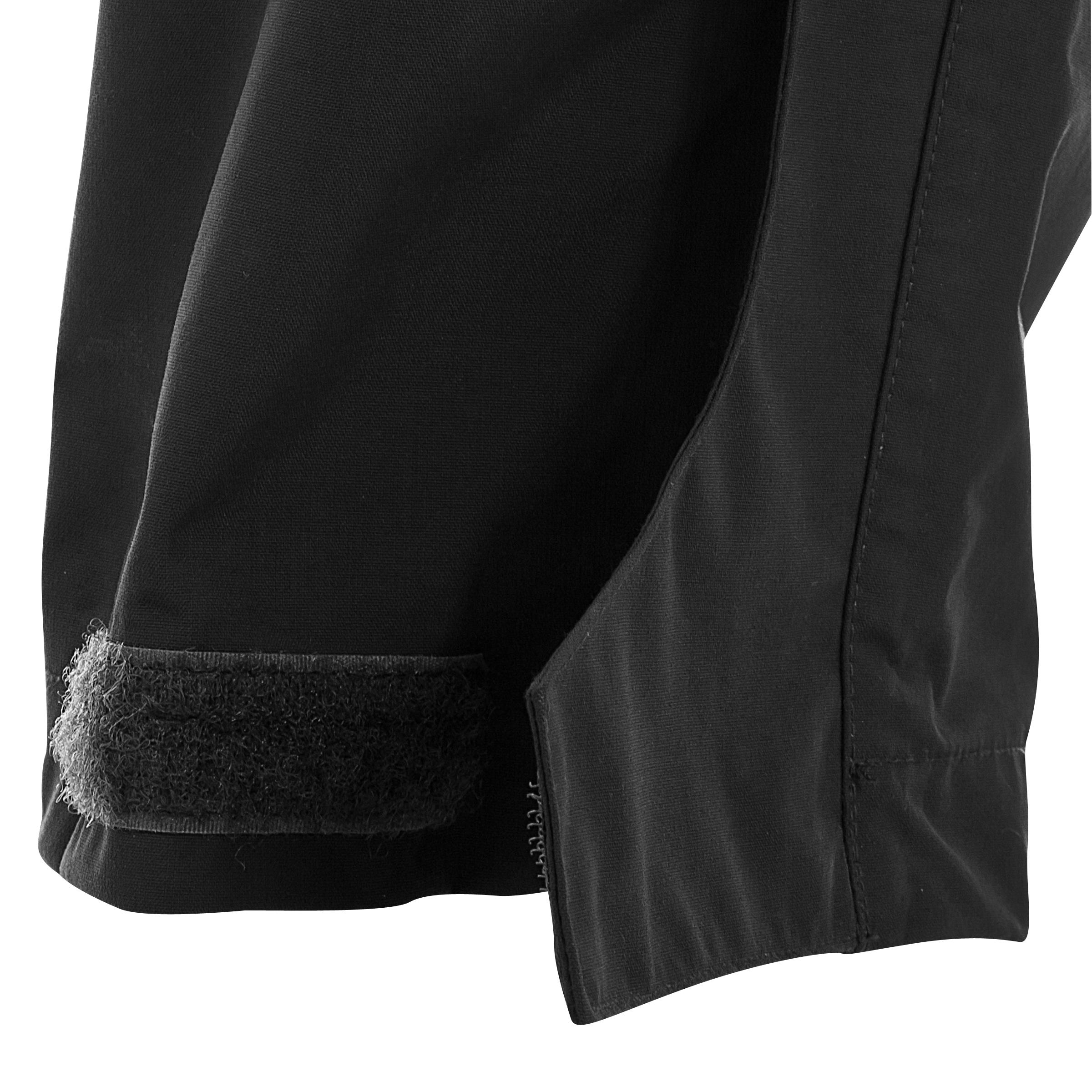 500 Adult 2-in1 Waterproof Horse Riding Overtrousers - Black 13/14