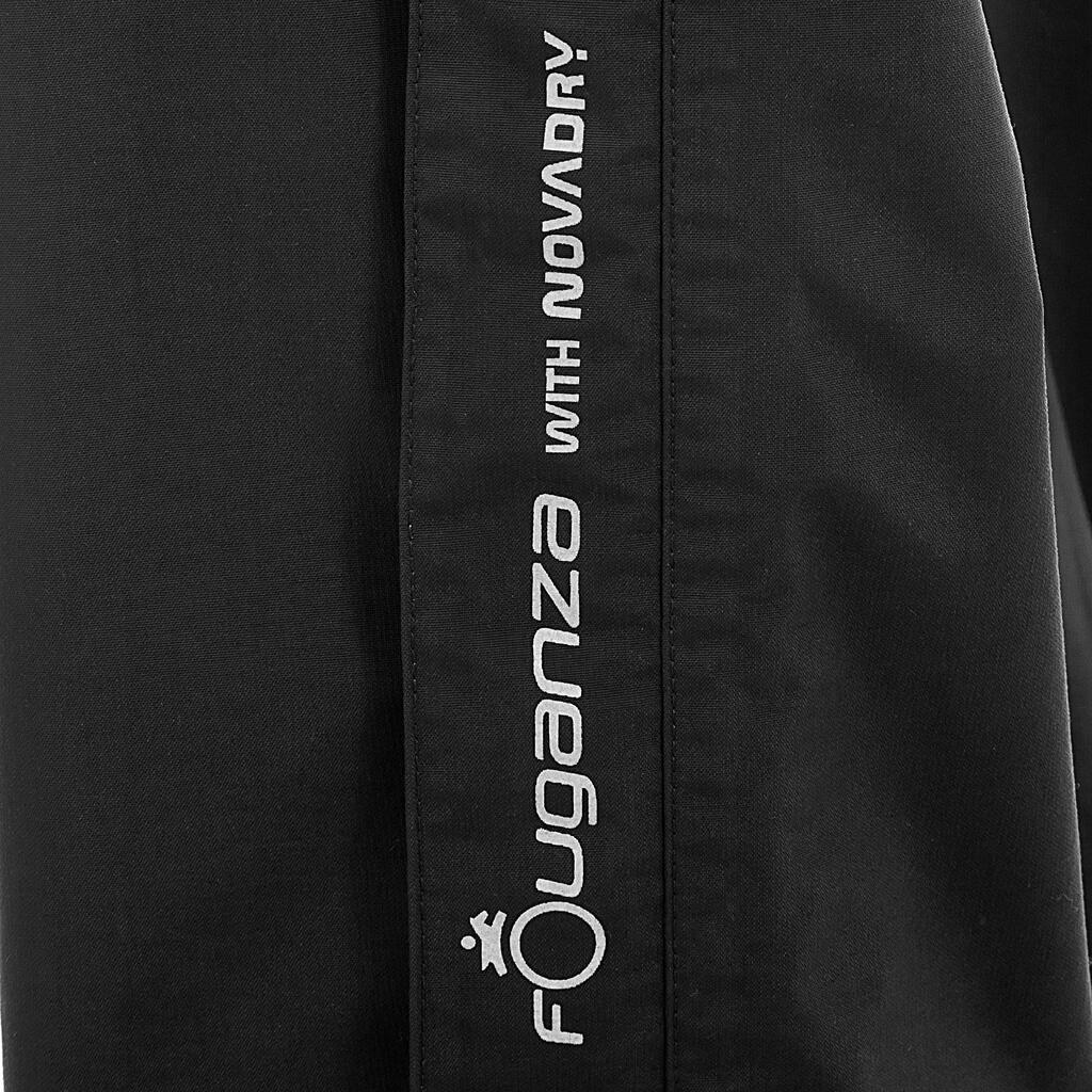 500 Adult 2-in1 Waterproof Horse Riding Overtrousers - Black