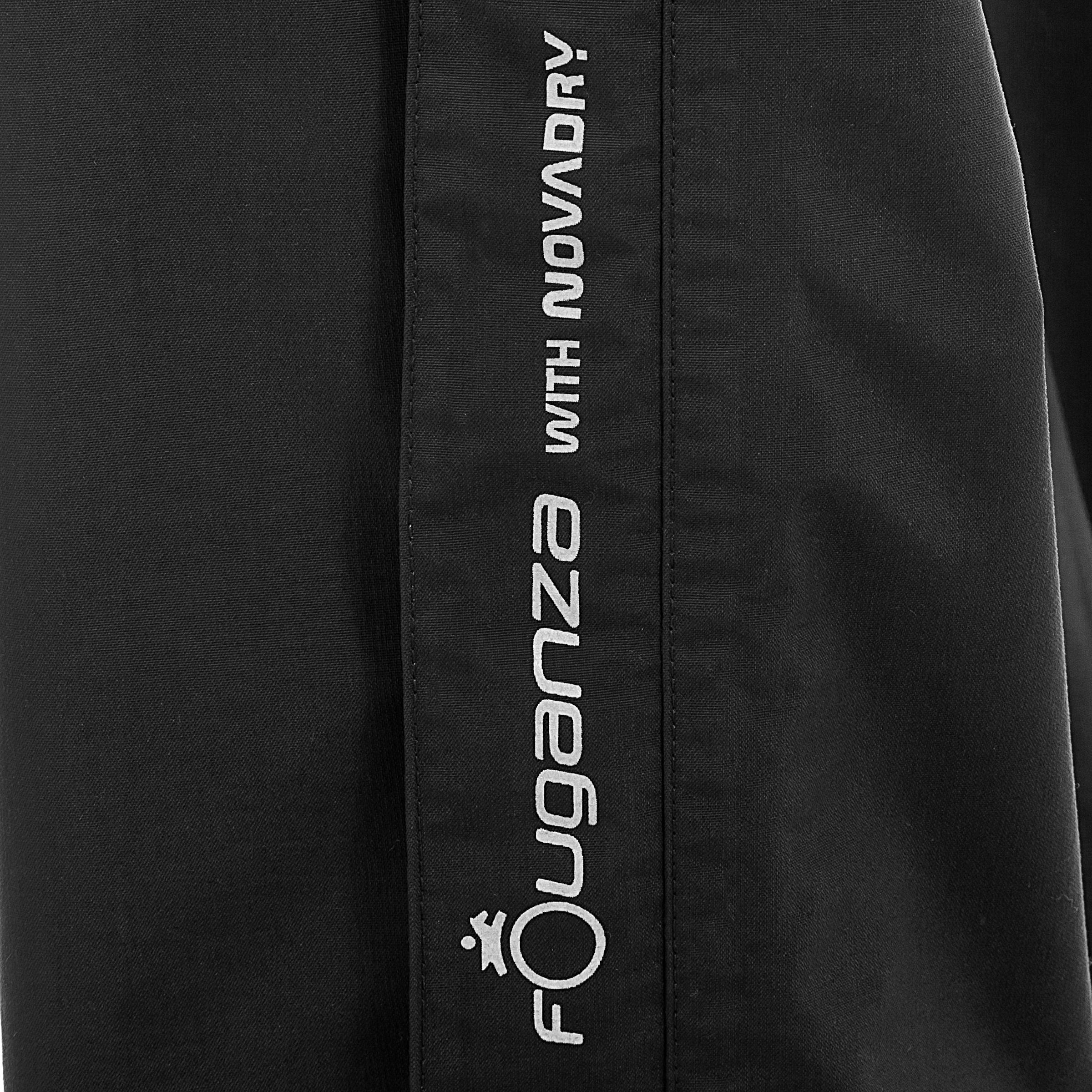 500 Adult 2-in1 Waterproof Horse Riding Overtrousers - Black 5/14