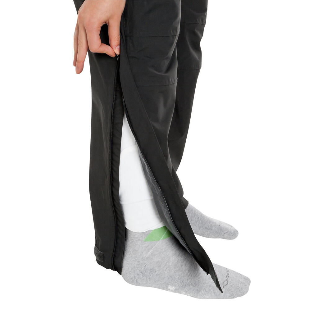 Reit-Regenhose 500 2-in-1 schwarz