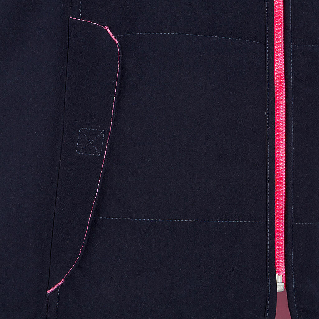 Reitweste Accessy Damen schwarz/apfelgrün