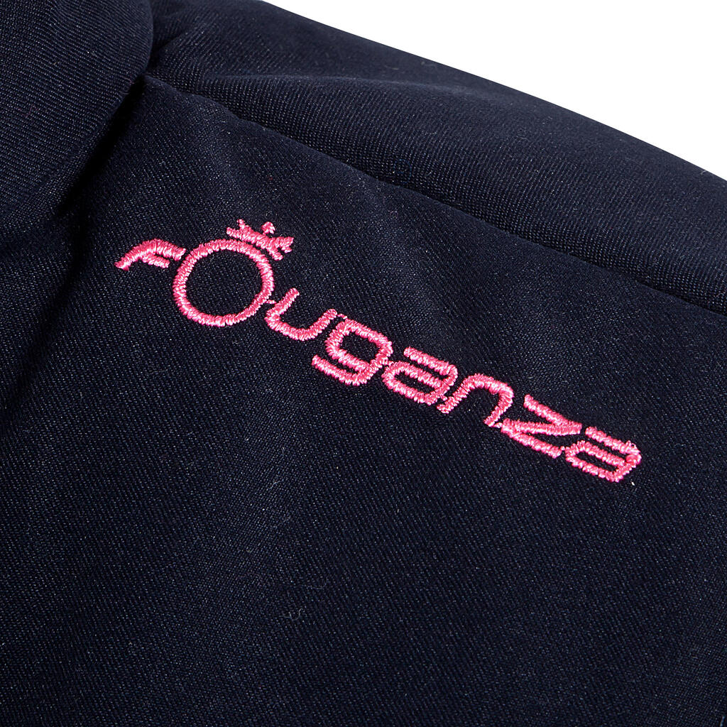 Reitweste Accessy Damen schwarz/apfelgrün
