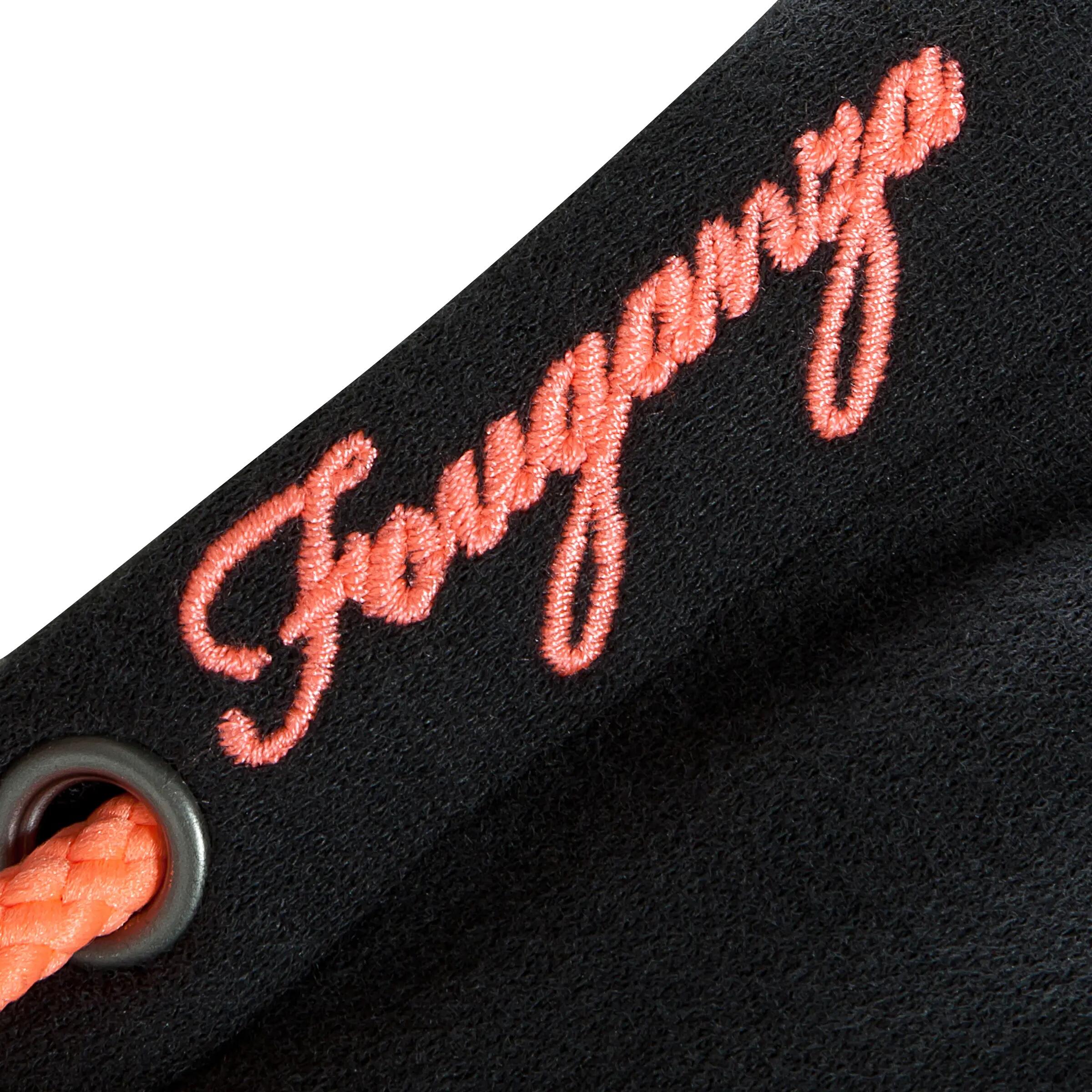 Paddock Women's Horse Riding Sweatshirt - Dark Grey/Orange 7/19