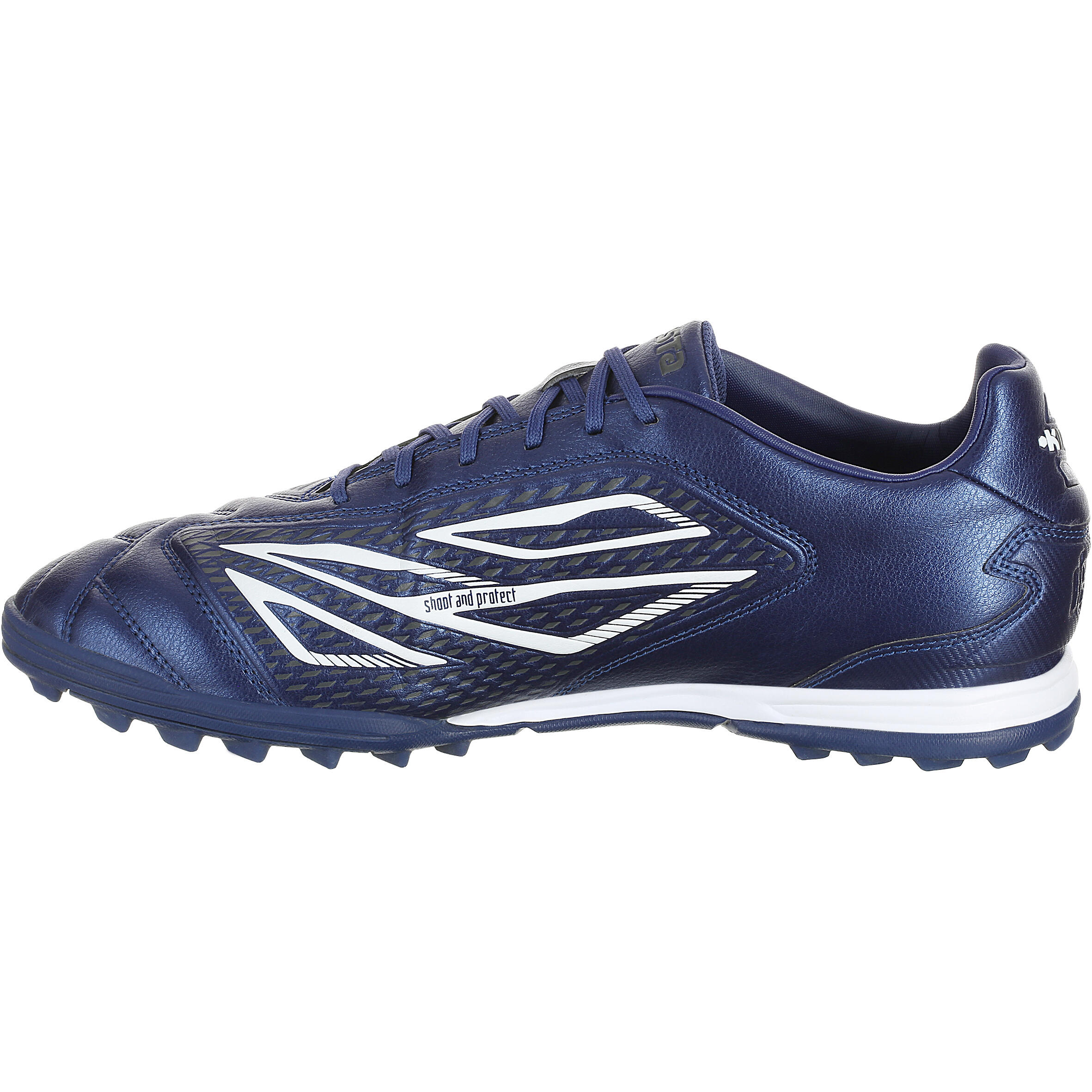 Density 300 HG Adult Football Trainers - Hard Ground Blue White 3/9