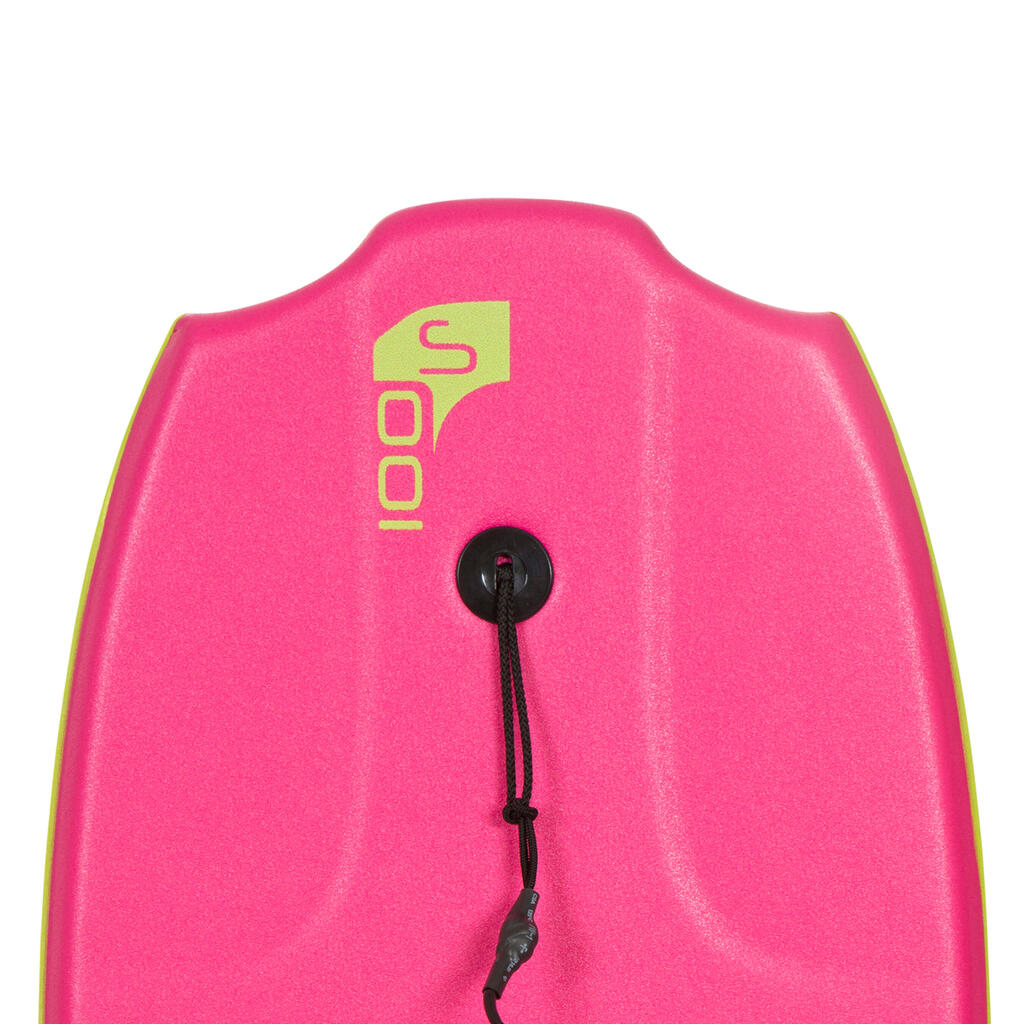 100 Bodyboard with Glide Slick and Leash size S (35