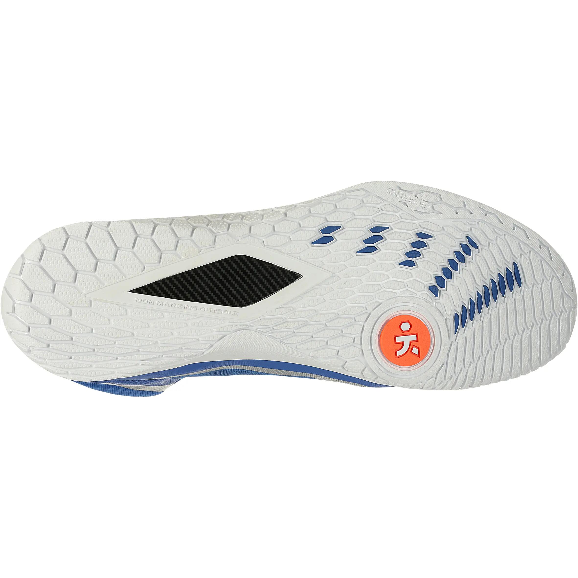 Kipsta Kipfast Adult Basketball Trainers Blue Orange 6/7
