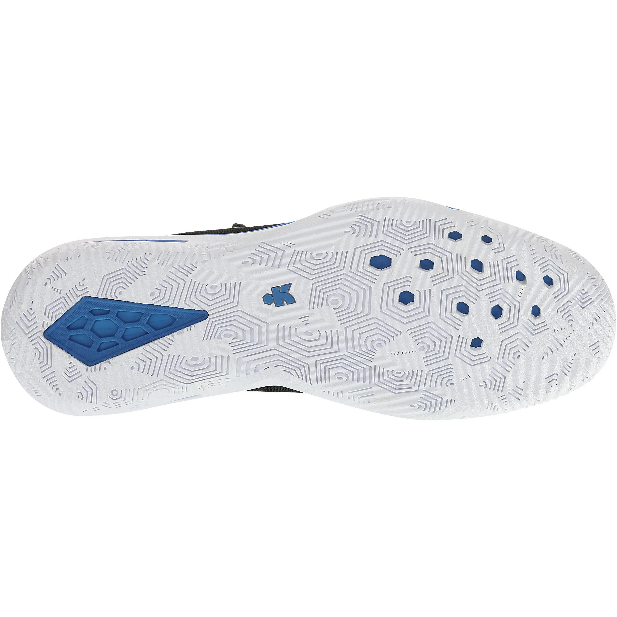 Kipsta Kipfly Adult Basketball Trainers Black Blue 6/9