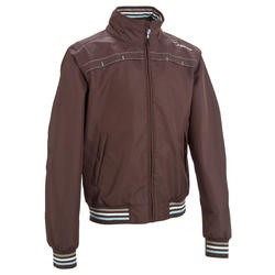 Blouson équitation enfant RIDING marron foncé