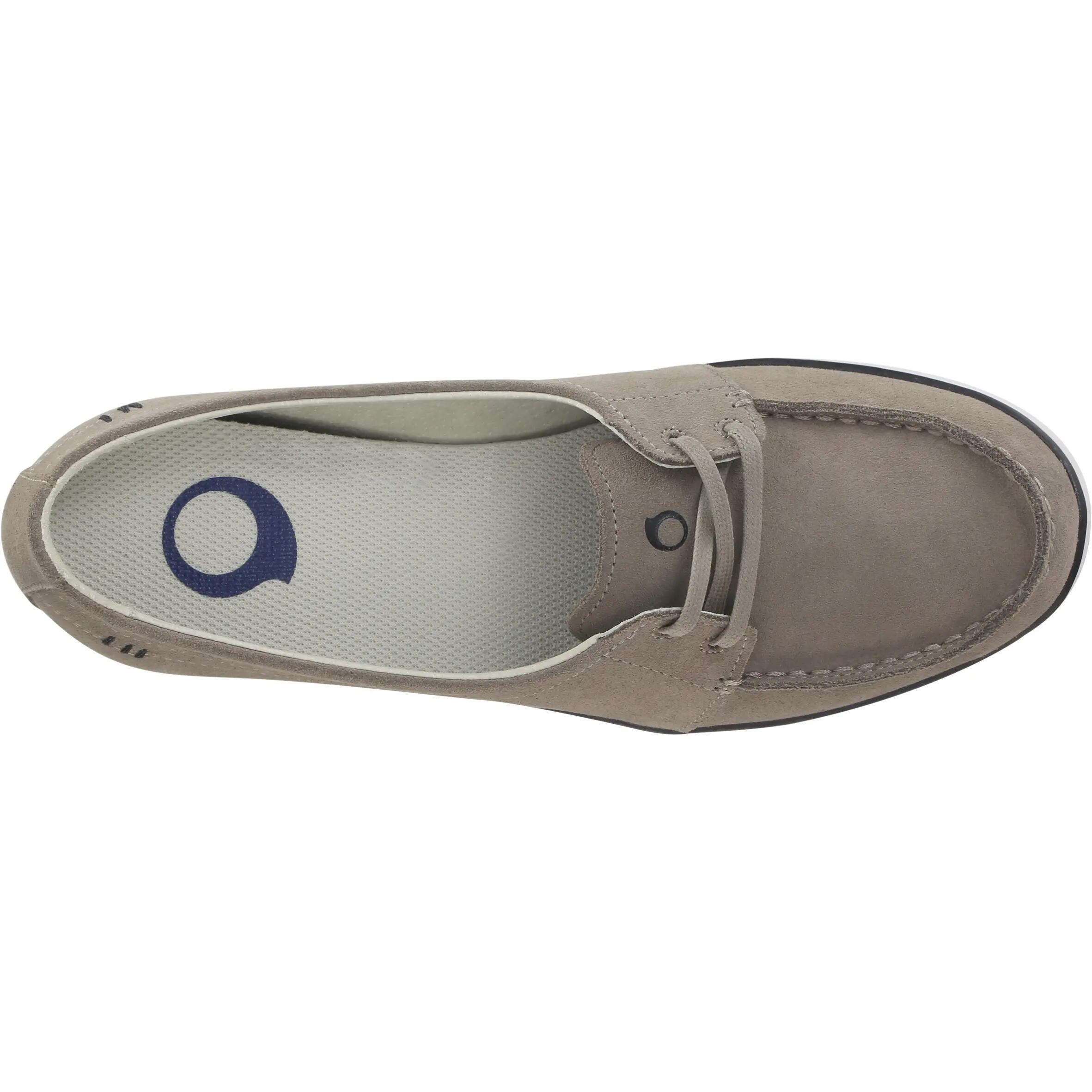 KOSTALDE women's boat shoes - grey 5/10