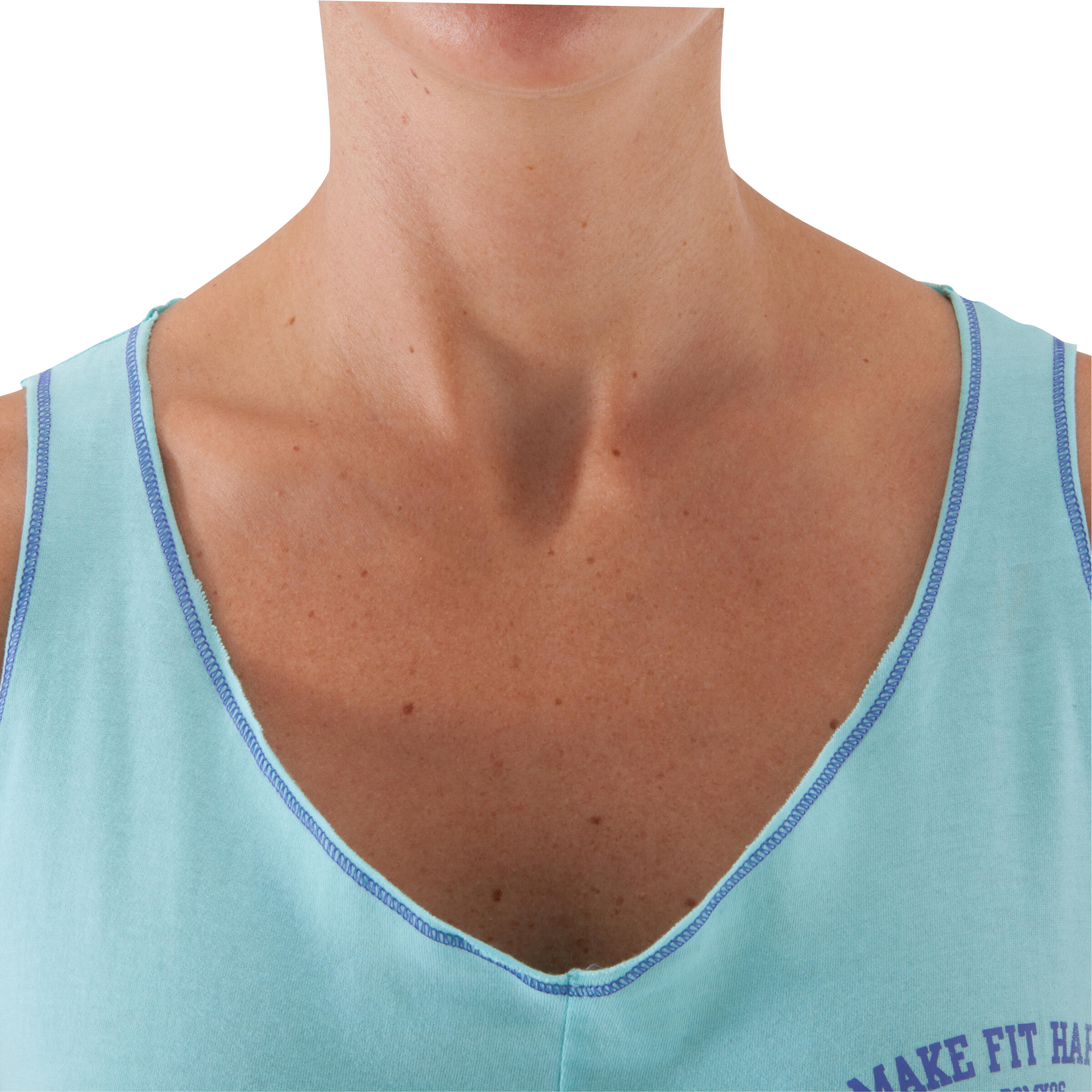 Women's Fitness Tank Top - Turquoise 7/12