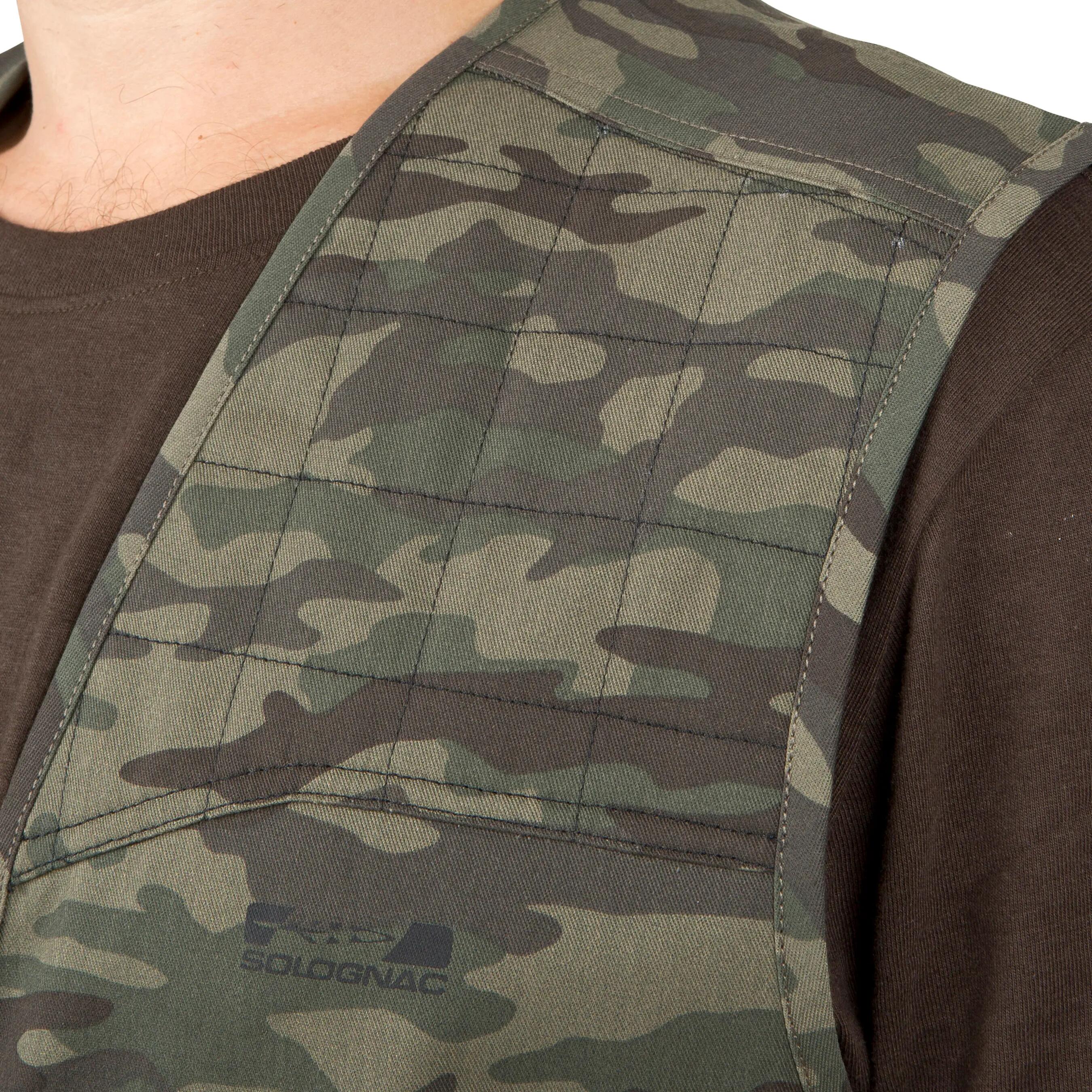 Steppe 100 Hunting Gilet - Camouflage Green 8/12