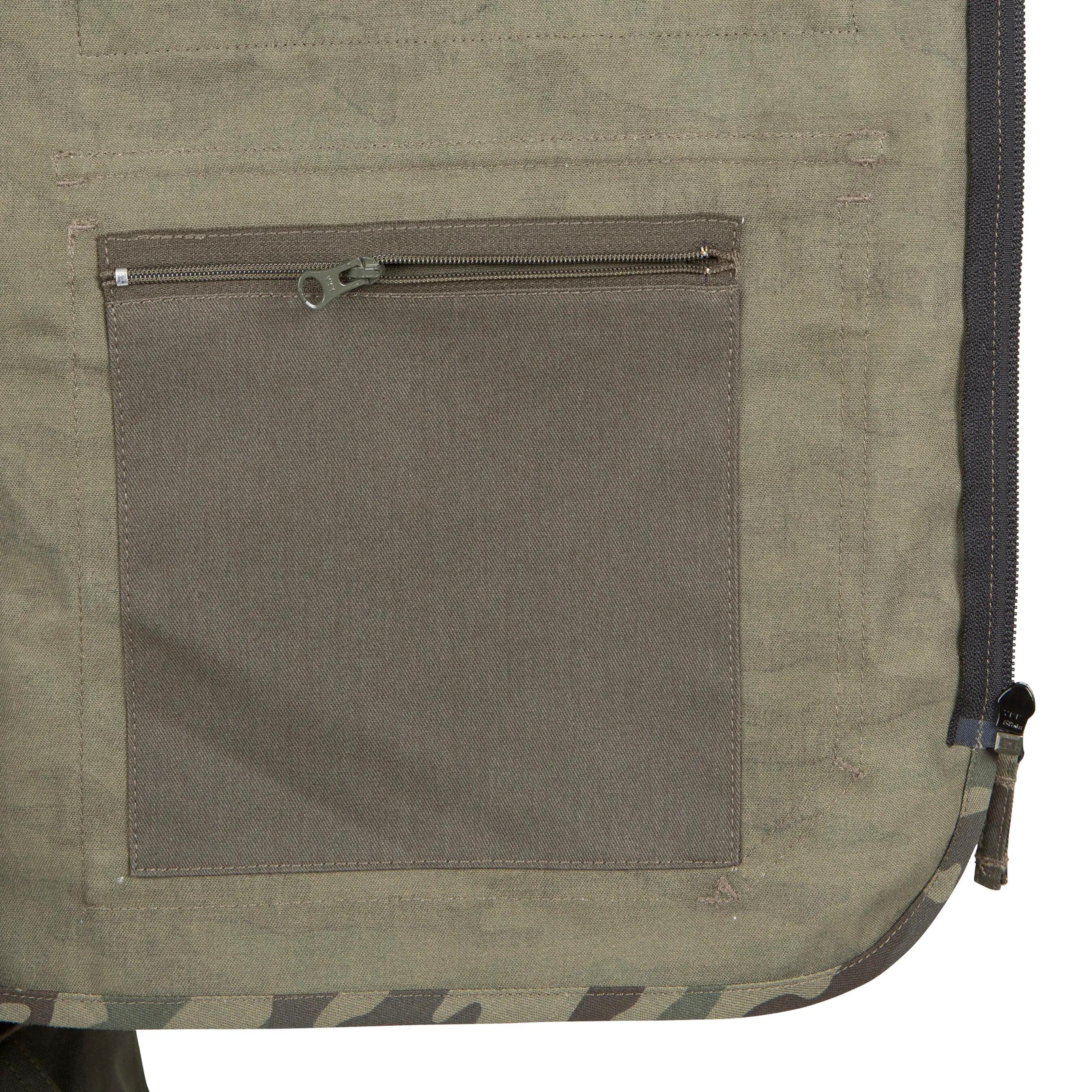Steppe 100 Hunting Gilet - Camouflage Green 10/12