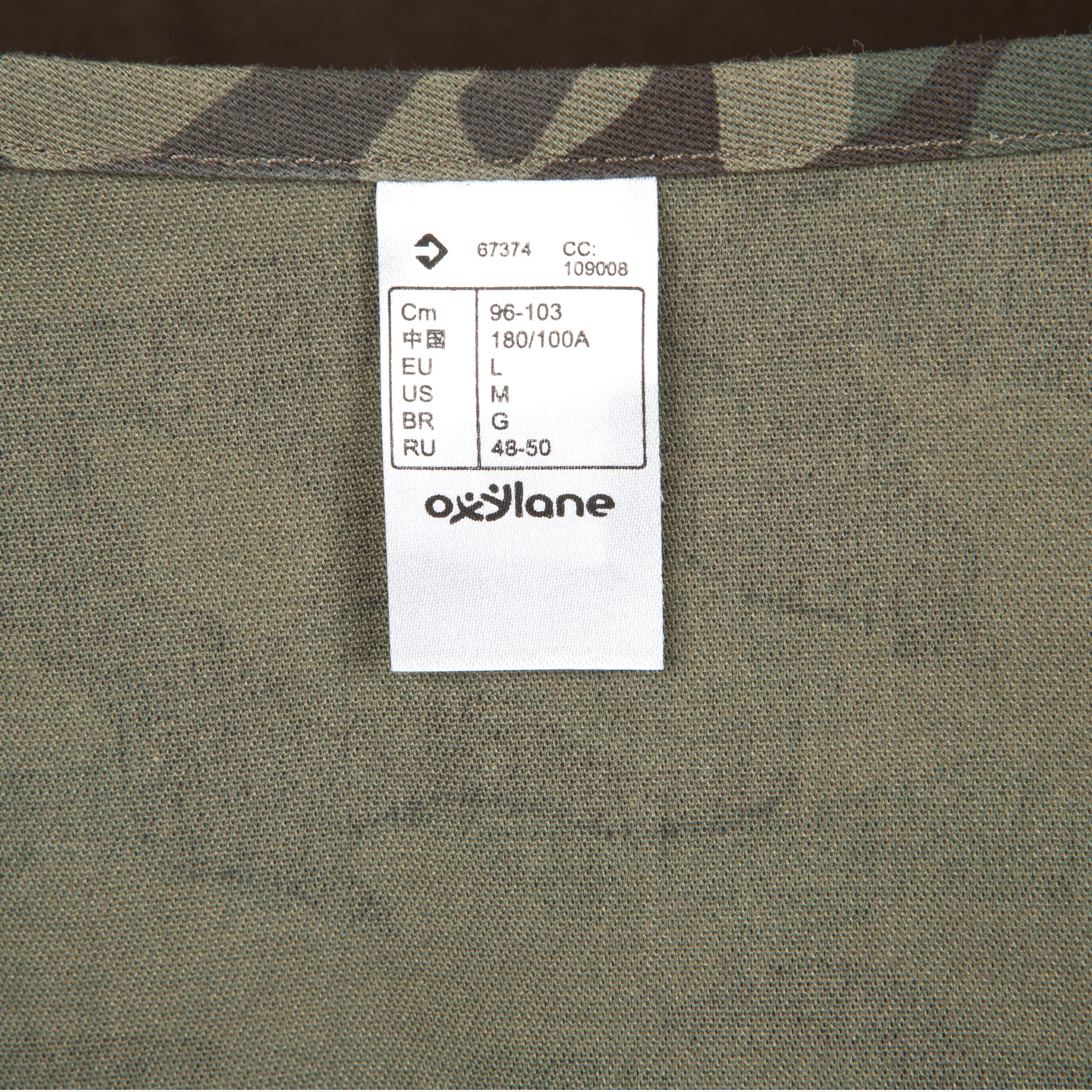 Steppe 100 Hunting Gilet - Camouflage Green 11/12