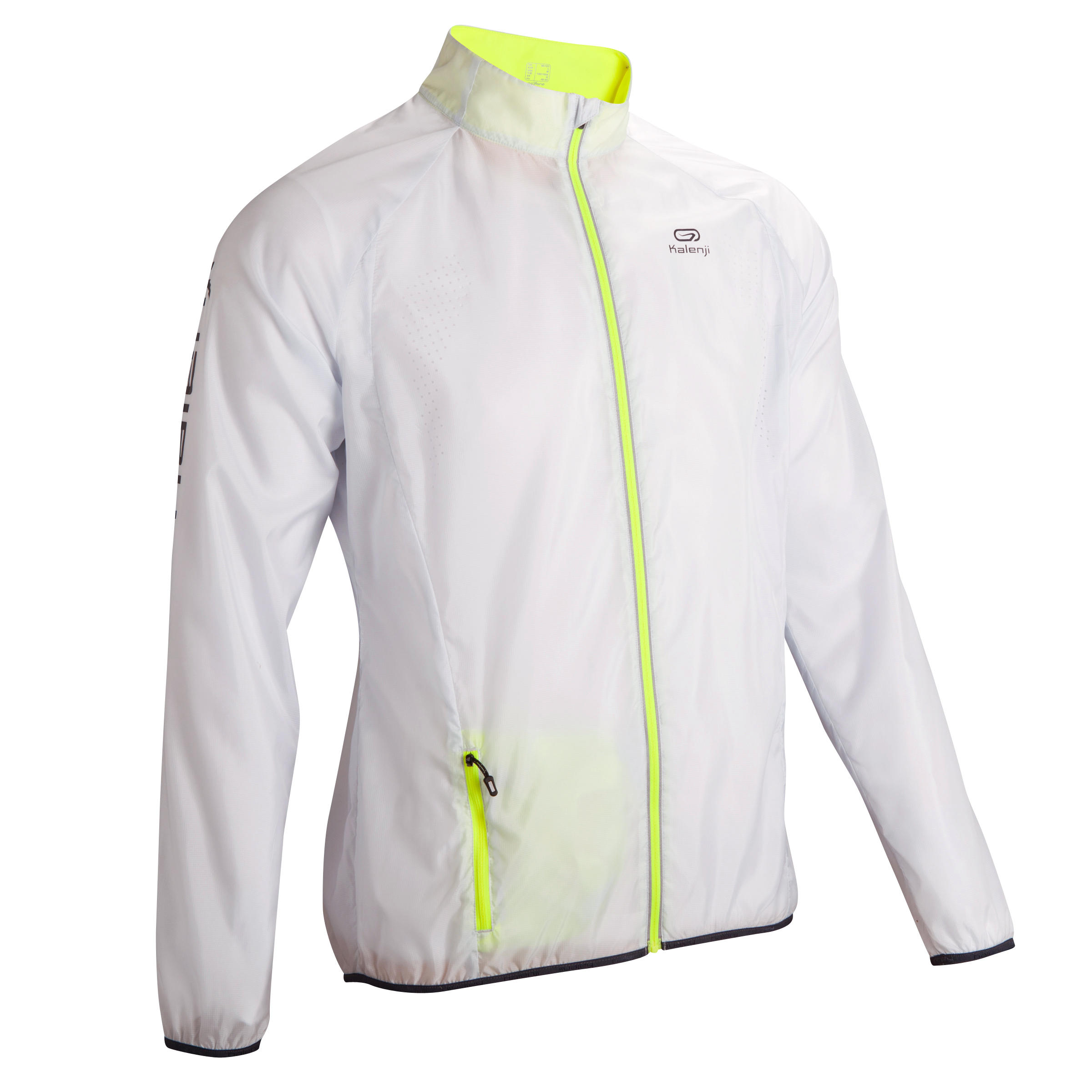 Men's Trail Running Windproof Jacket - Grey/Yellow 1/14
