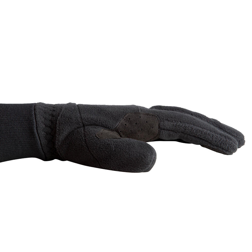 RC100 Winter Fleece Cycling Gloves - Black