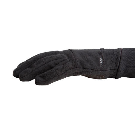 Crne zimske biciklističke rukavice 100