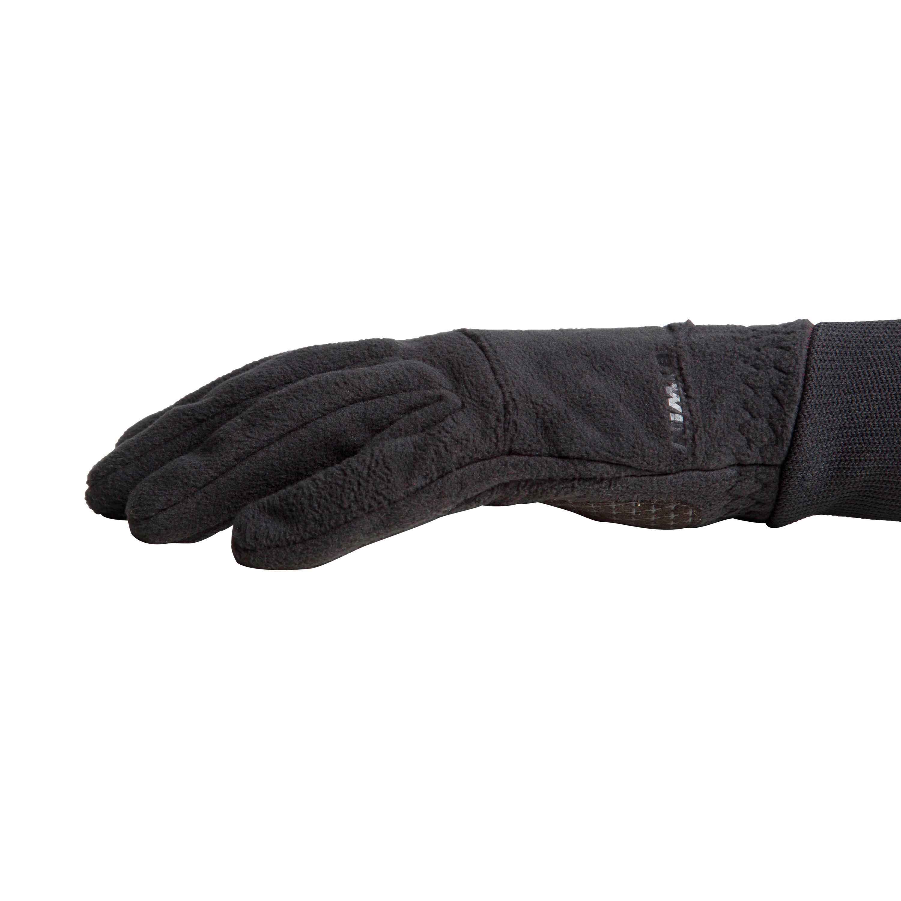 RC100 Winter Fleece Cycling Gloves - Black 2/8