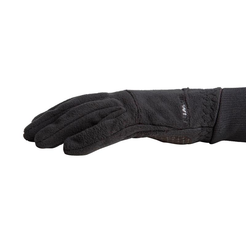 GANTS VELO 100 HIVER POLAIRE NOIR