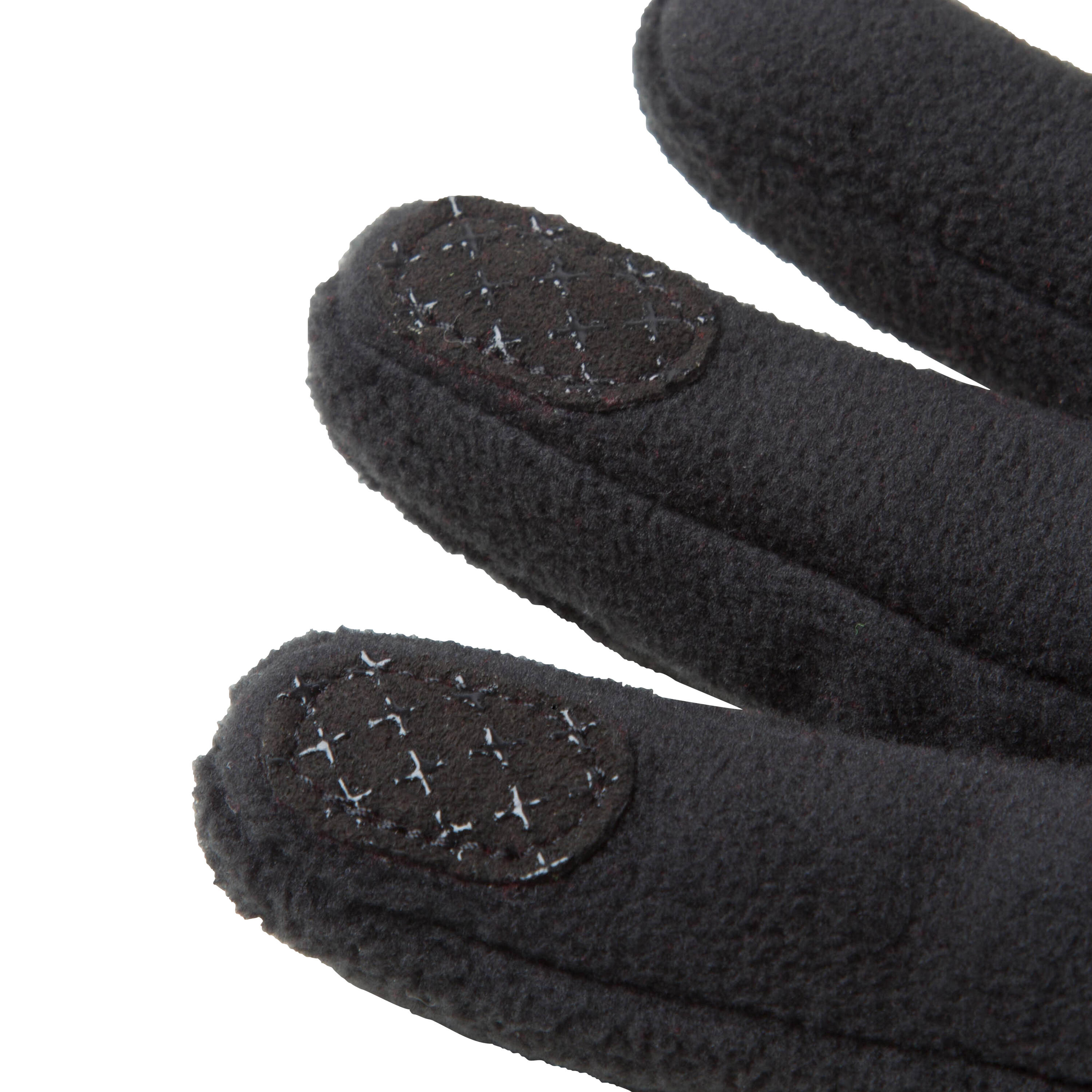 RC100 Winter Fleece Cycling Gloves - Black 6/8