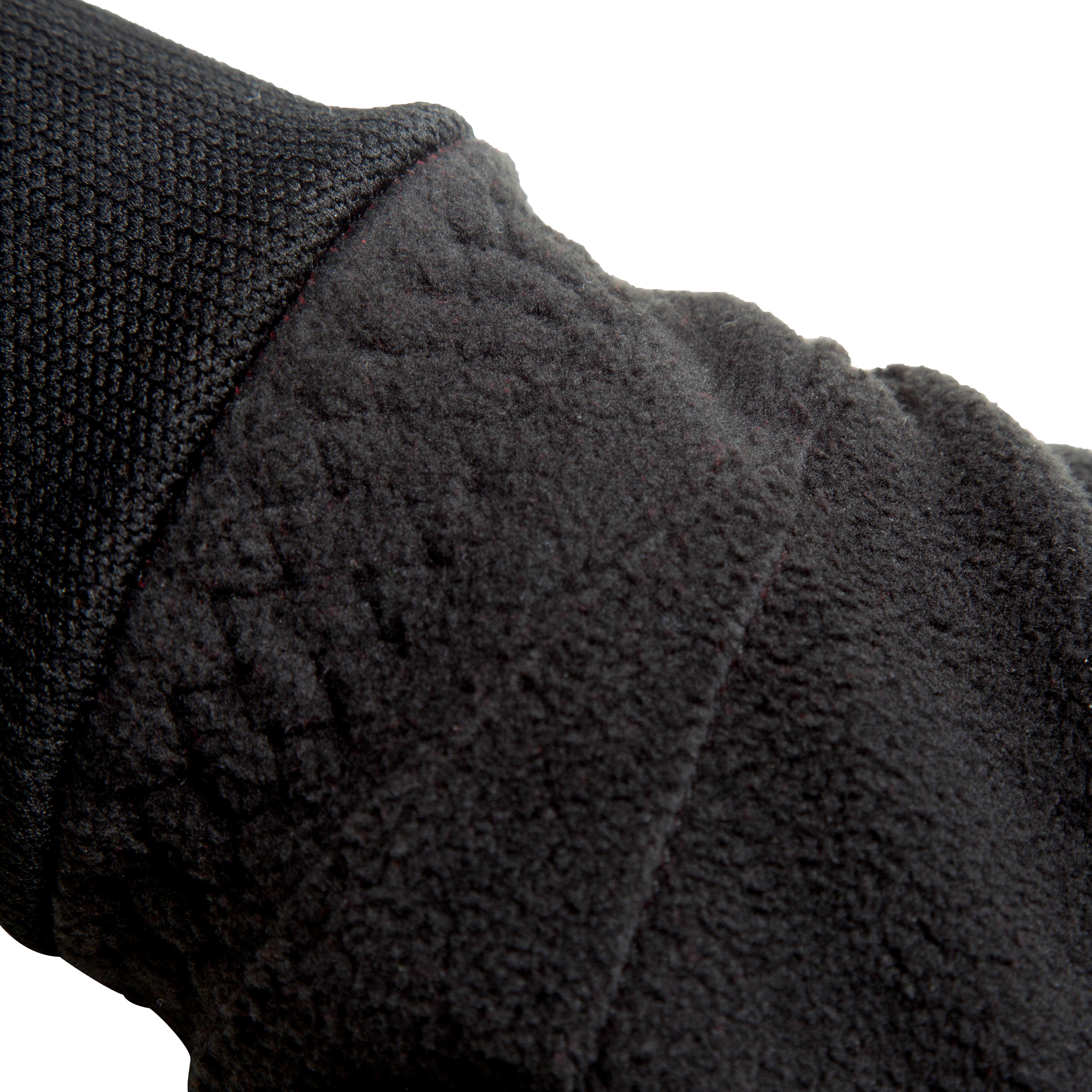 RC100 winter fleece cycling gloves - Black - Triban - Decathlon