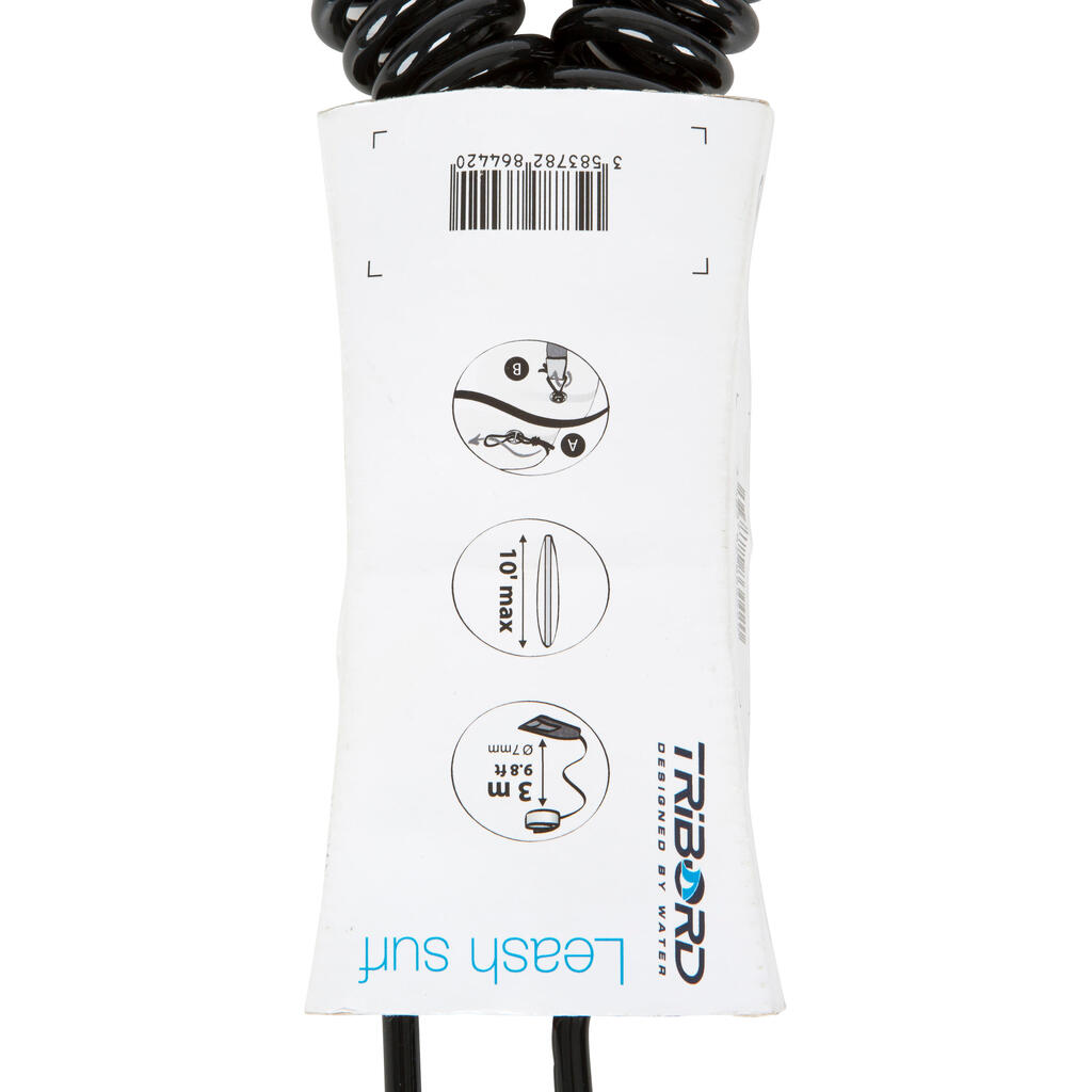 Stand Up Paddle Leash - Black