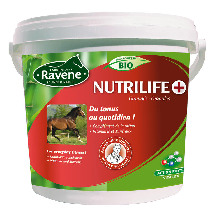Complément alimentaire équitation cheval et poney NUTRILIFE PLUS - 2,7KG