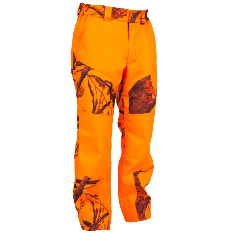 HIGH VIS DRIVEN/TRACK CLOTHING Shooting and Hunting - SUPERTRACK 300 TROUSERS BLAZE FLUO SOLOGNAC - Hunting and Shooting Clothing