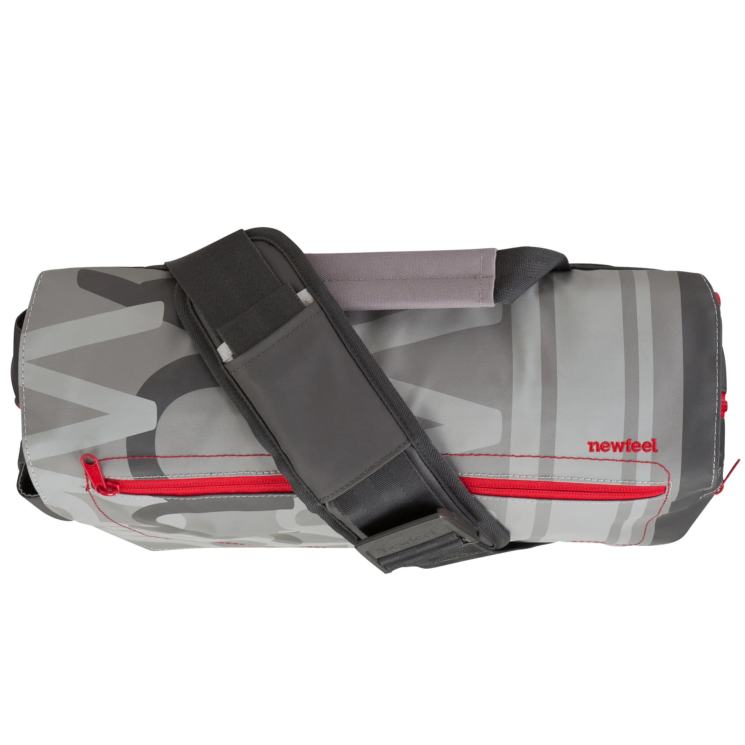 Backenger UP 20 L Laptop Messenger bag/Backpack - grey/white 14/17