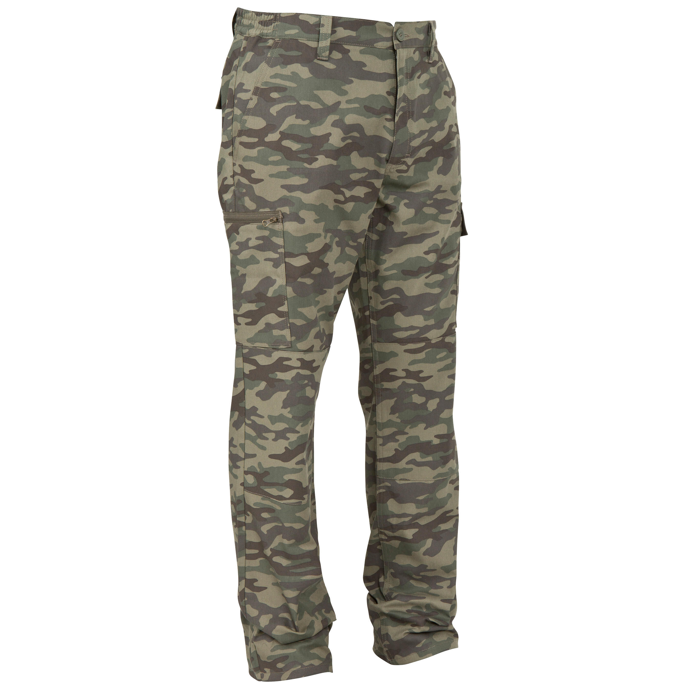 SOLOGNAC Steppe 300 camo green trousers