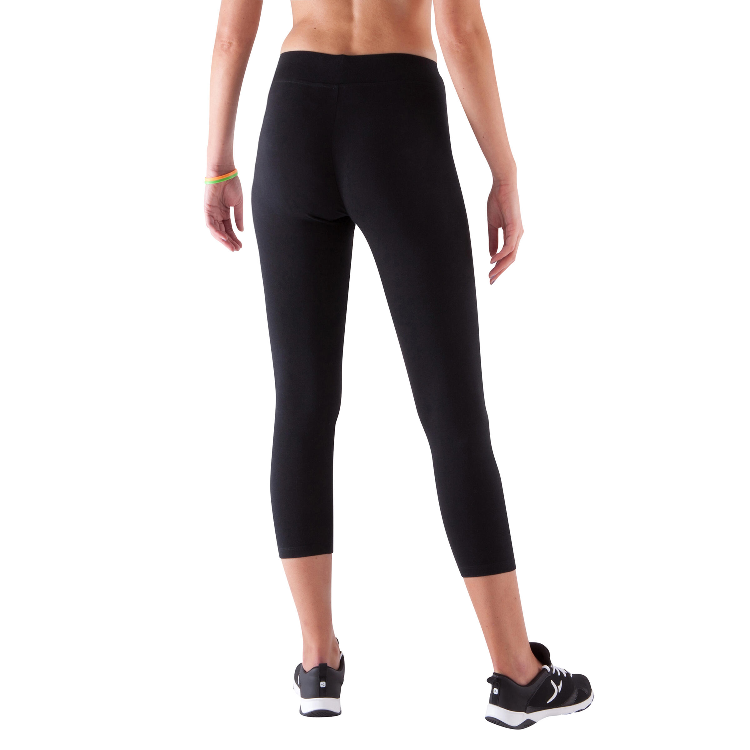 Slim-Fit Fitness 7/8 Leggings - Black 