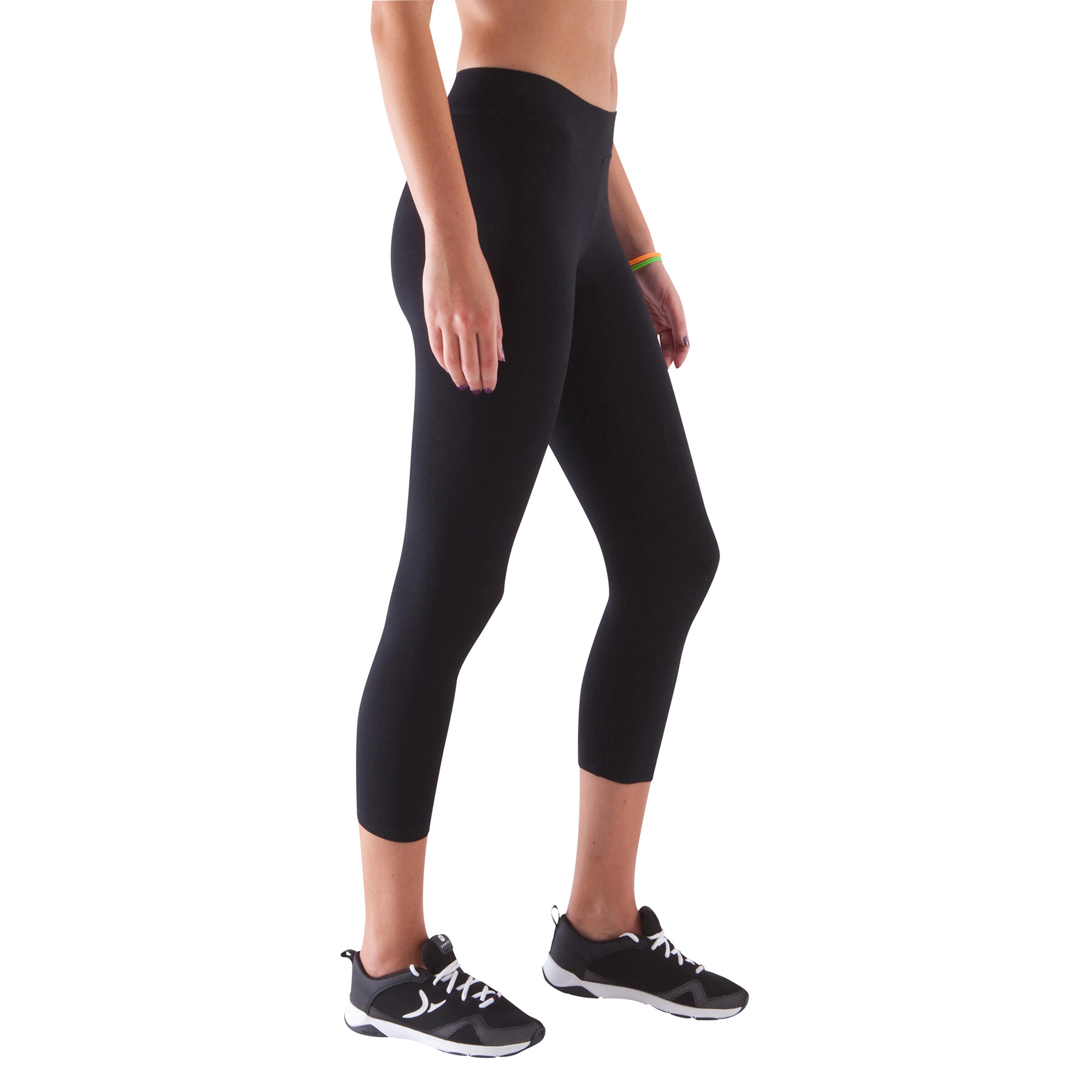 Legginsy fitness 7/8 FIT+ damskie 3/10