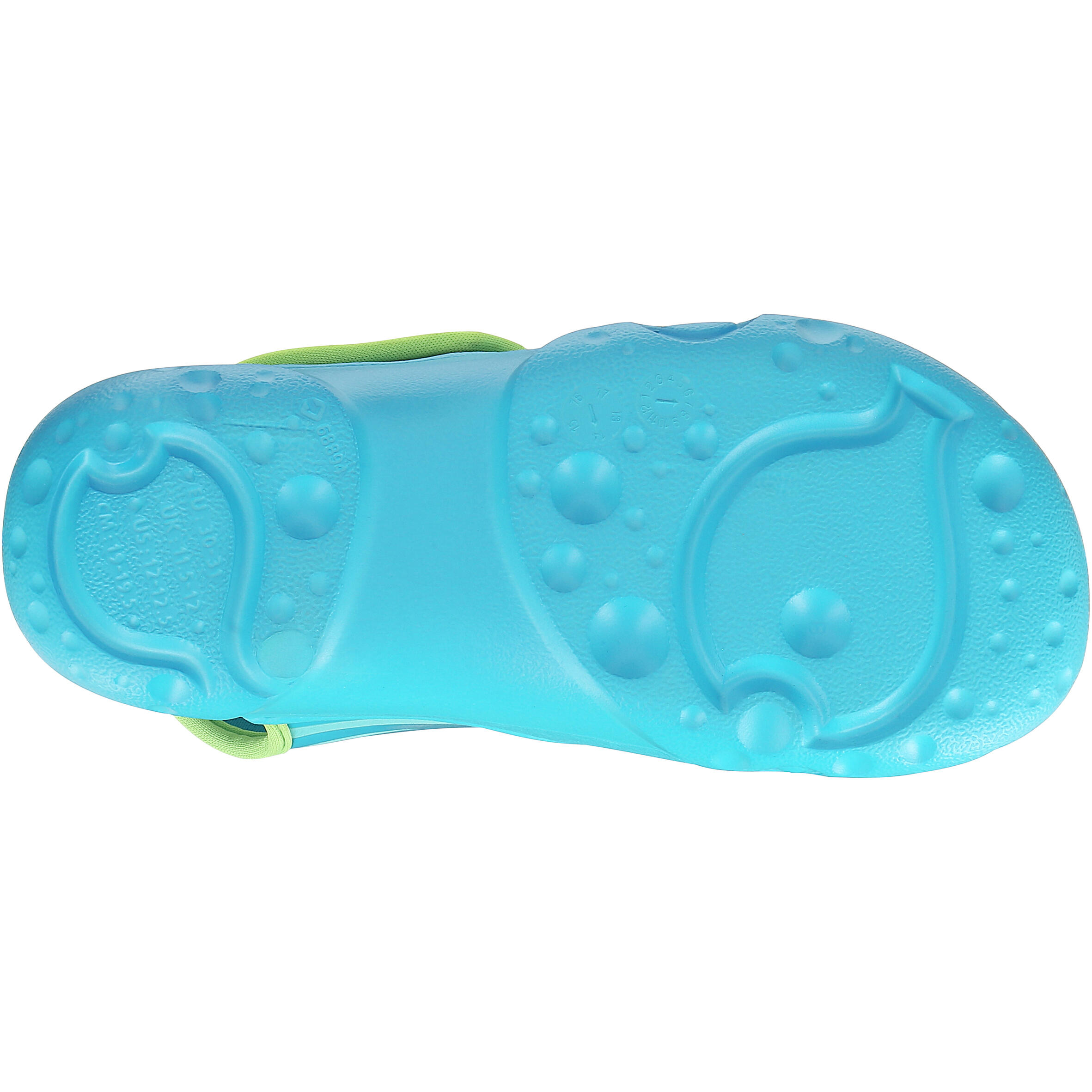 ZEBRO BOYS' POOL CLOGS - BLUE 4/6