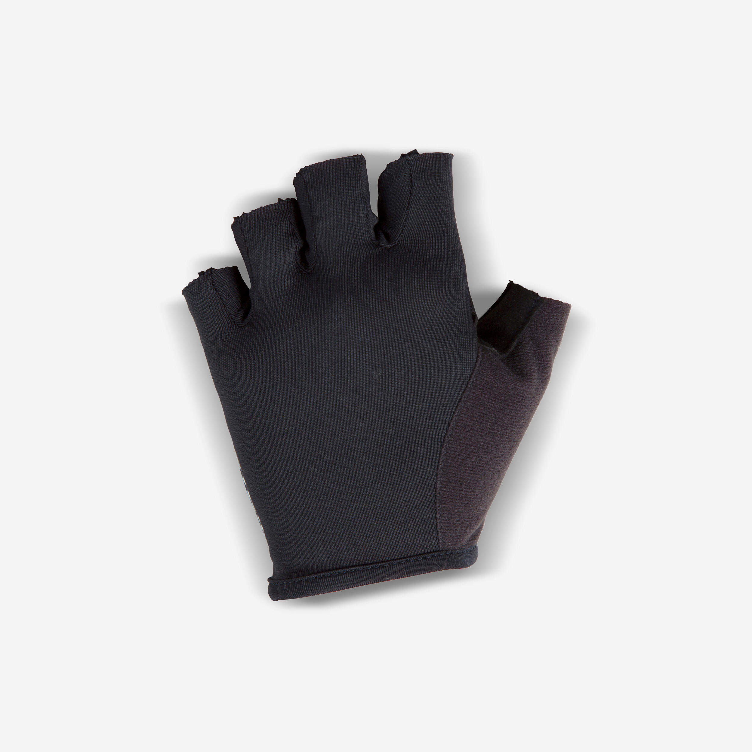 black cycling gloves