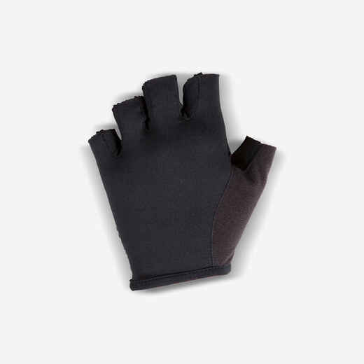 
      100 Kids' Fingerless Cycling Gloves - Black
  