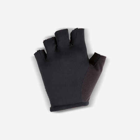 GUANTES PARA BICICLETA INFANTIL SIN DEDOS NEGRO 300