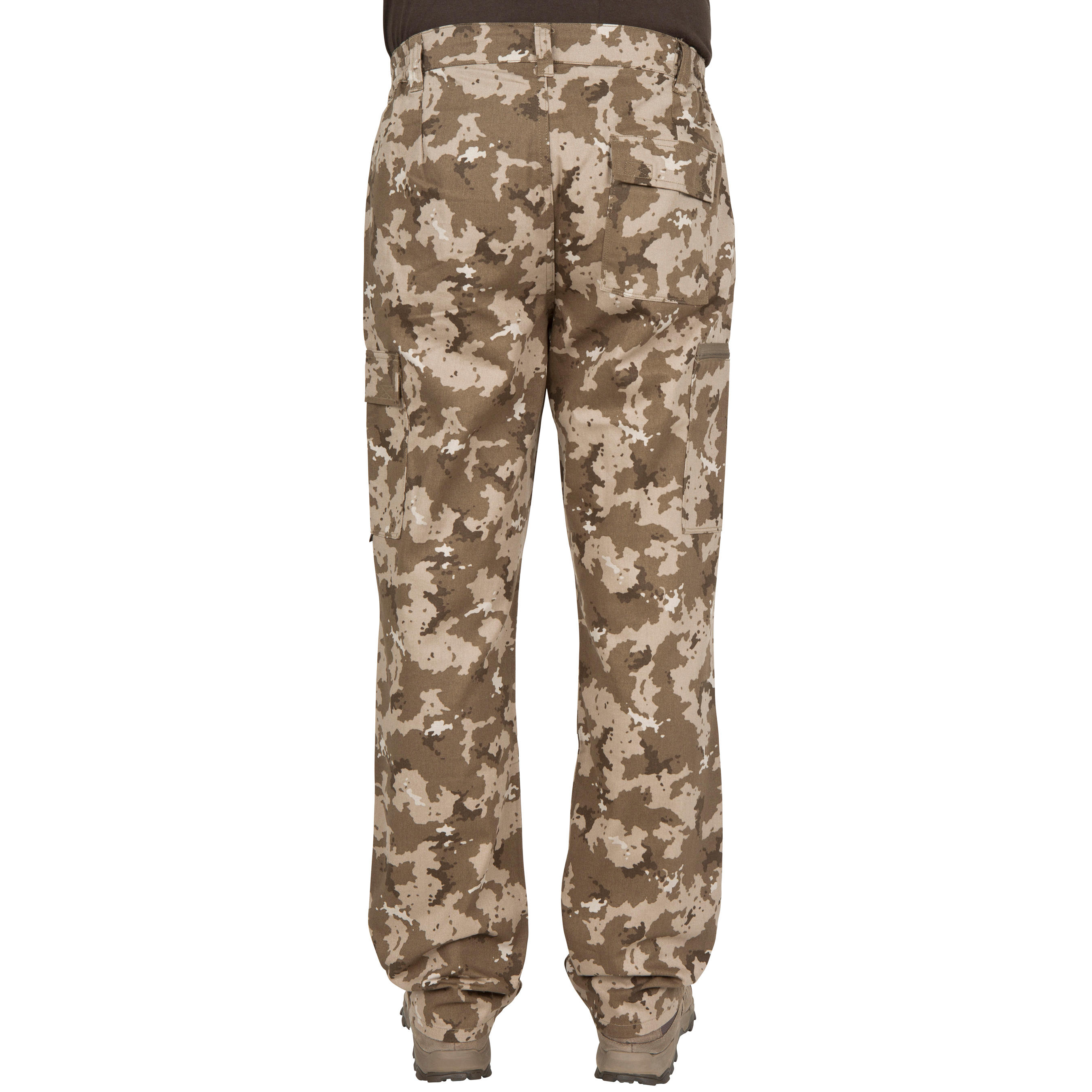 ROBUST CARGO TROUSERS STEPPE 300 CAMOUFLAGE ISLAND BEIGE 3/15